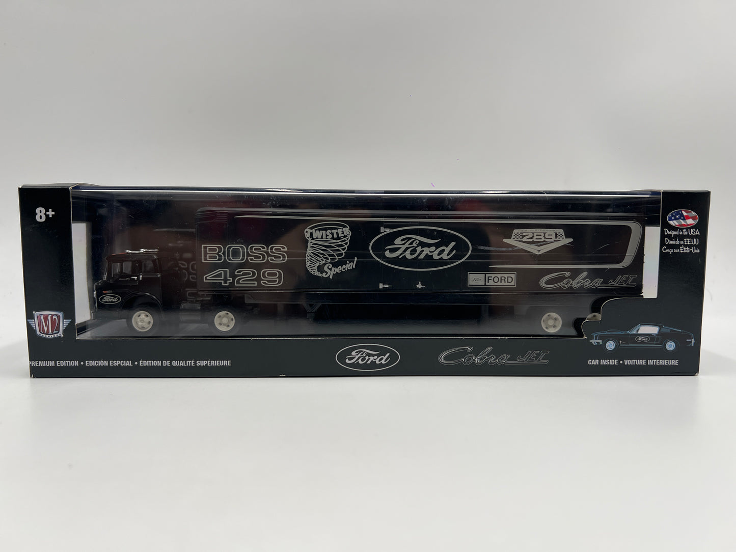 M2 Machines Auto Haulers Walmart Exclusive 1970 Ford C-600 & 1968 Ford Mustang GT 390 S31