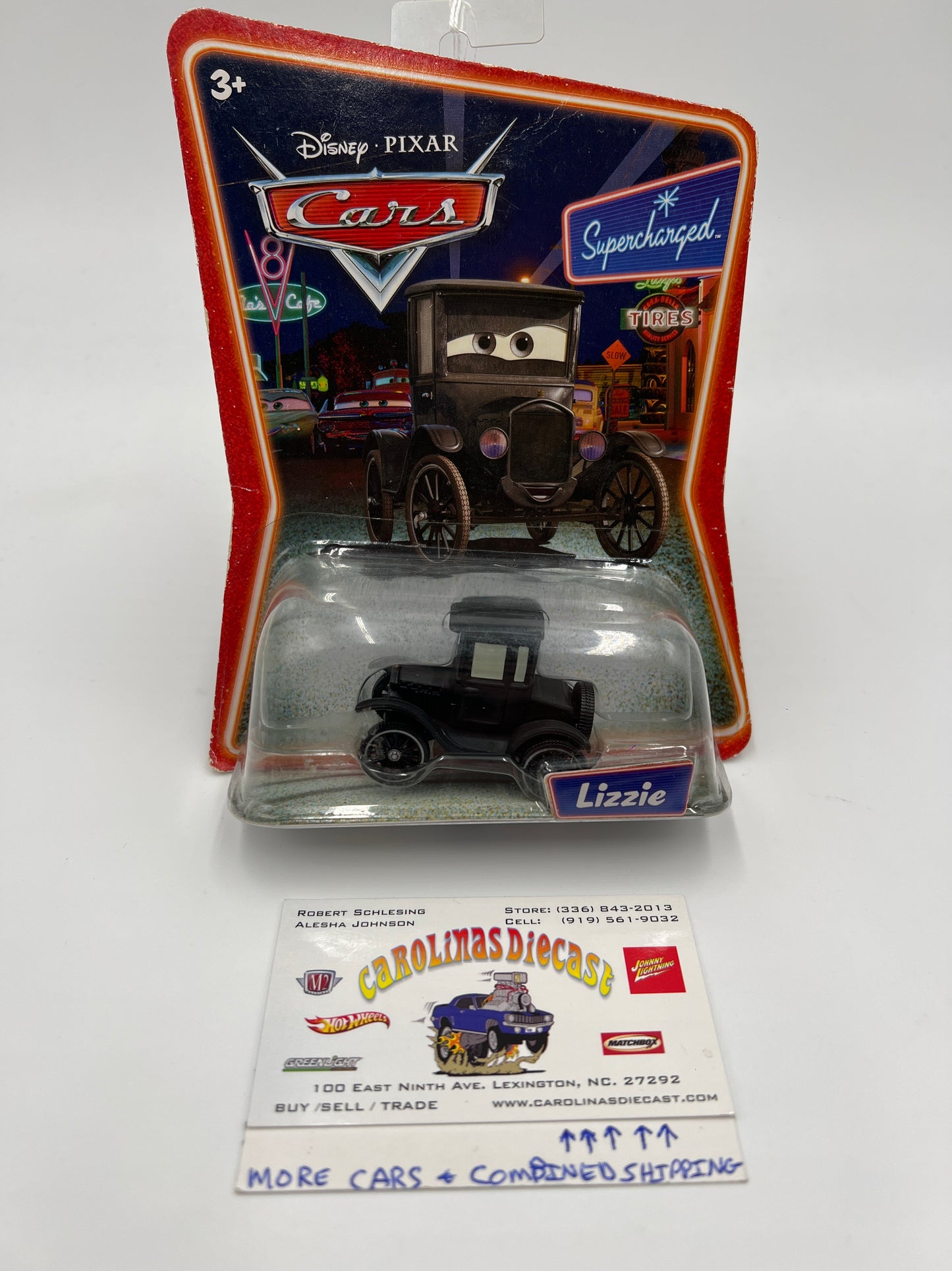 Disney Pixar Cars Supercharged Lizzie Black