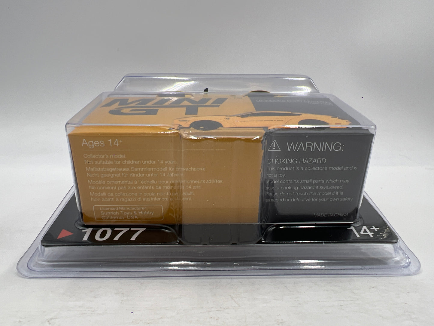 Mini GT #1077 LB-Works Ford Mustang IMSA Triple Yellow 236G