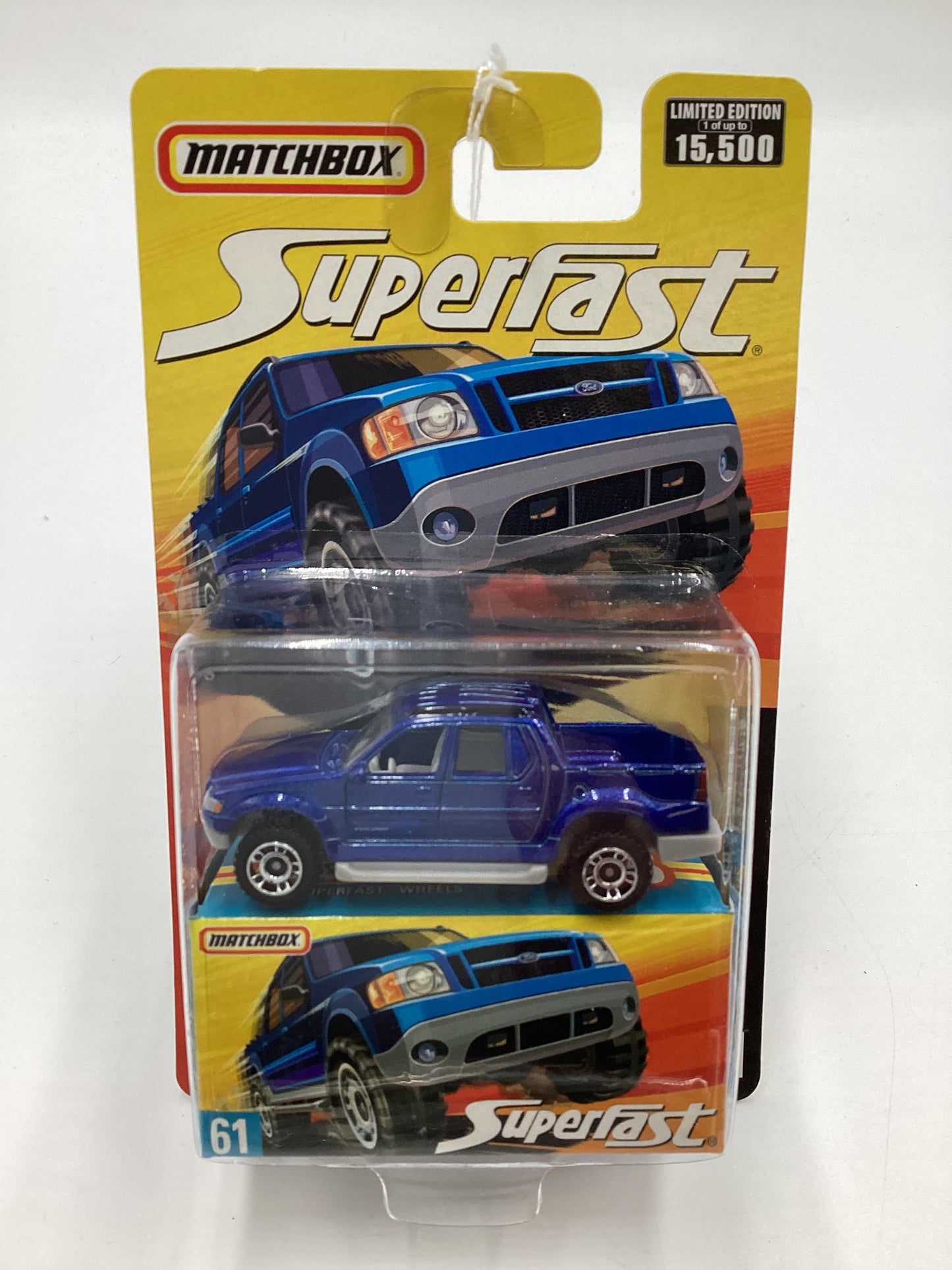 Matchbox Superfast #61 Ford Explorer Sport Trac Blue 172A