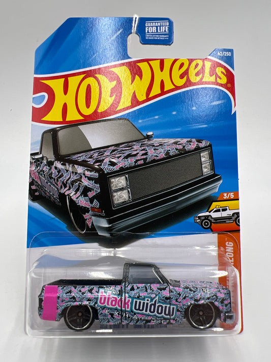 2026 Hot Wheels B Case Truckin Along #42 83 Chevy Silverado Black Widow
