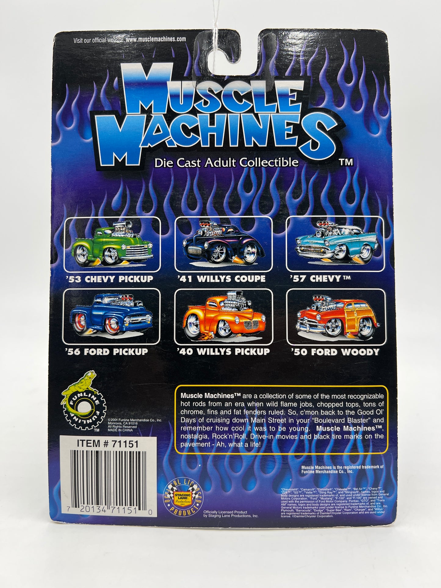 Muscle Machines 69 Camaro Blue 01-85 222D