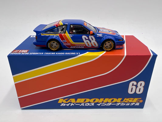 Mini GT Kaido House #196 Toyota AE86 Sprinter Trueno Kaido Racing V1 Blue
