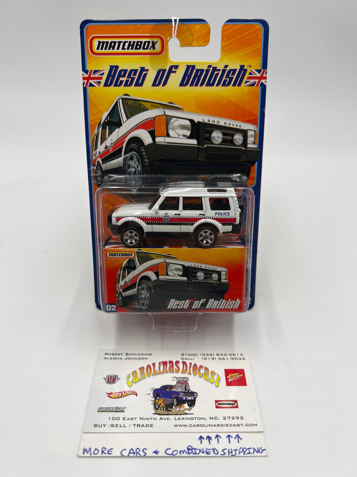 Matchbox Best Of British #2 Land Rover Discovery Police White