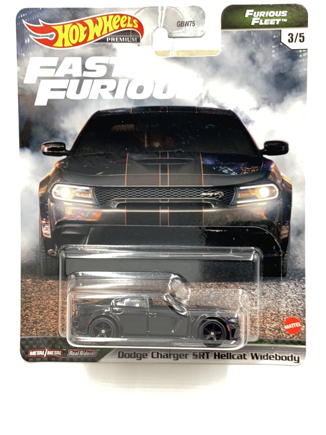 Hot Wheels fast and furious furious fleet #3 Dodge Charger SRT Hellcat Widebody 246I