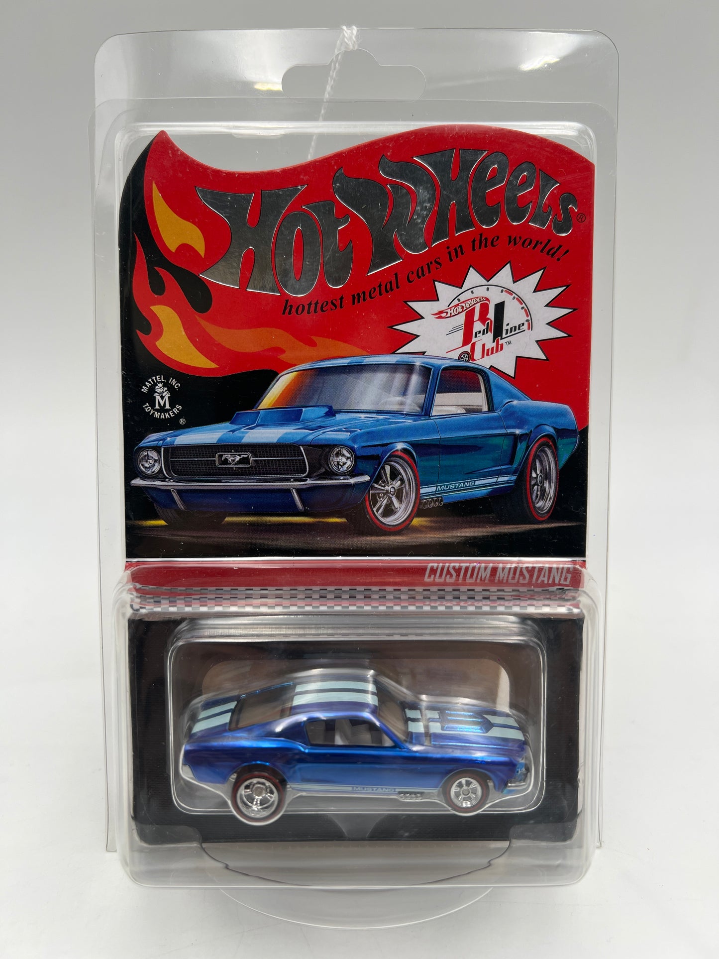 2020 Hot Wheels RLC Custom Mustang Blue W/Protector