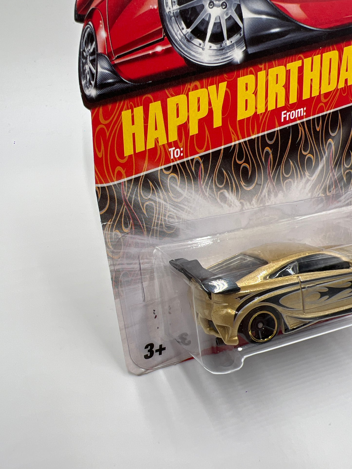 Hot Wheels Happy Birthday Card Toyota Celica Gold 153A