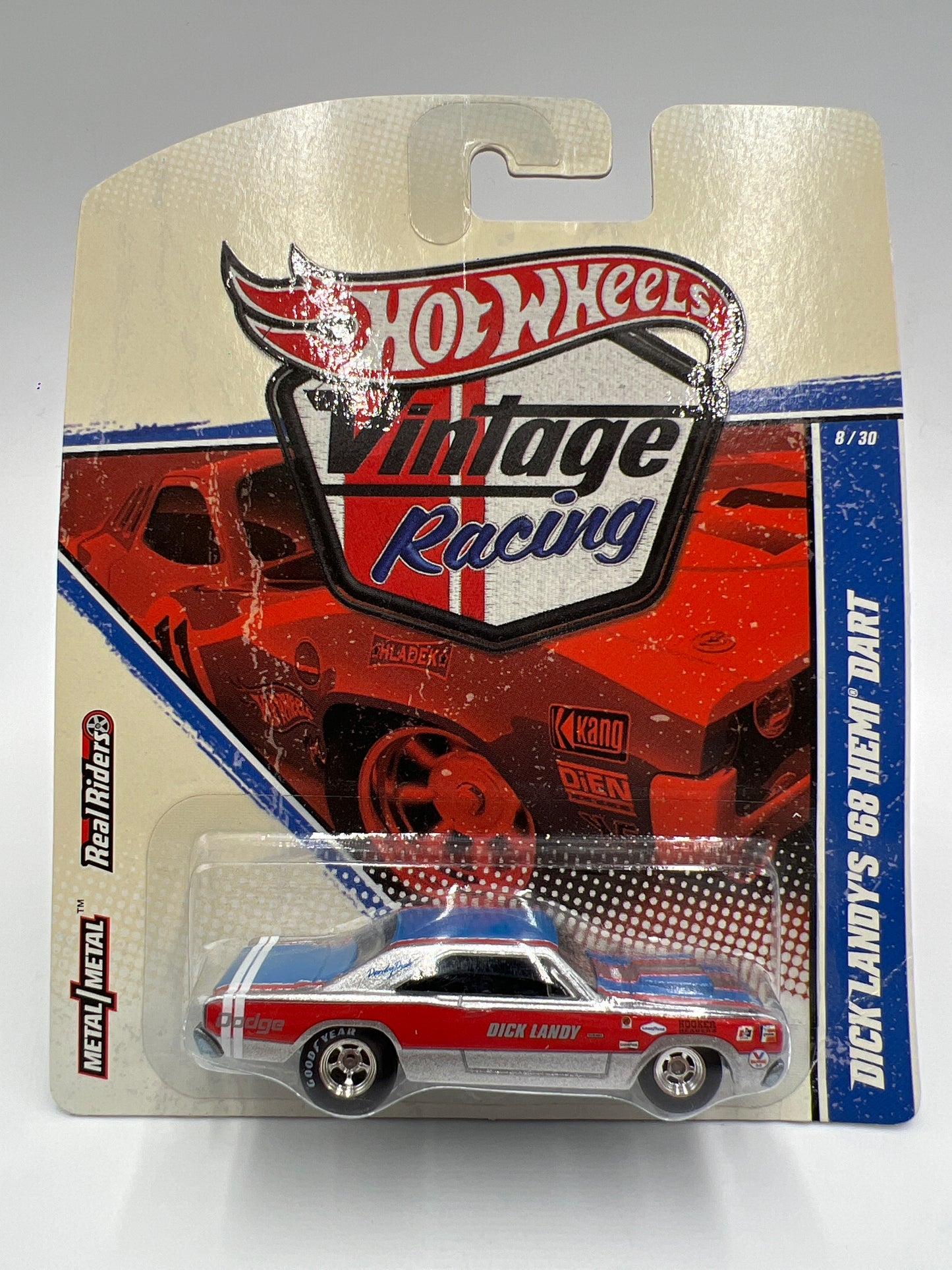 Hot Wheels Premium Vintage Racing #8 Dick Landys 68 Hemi Dart W/Protector