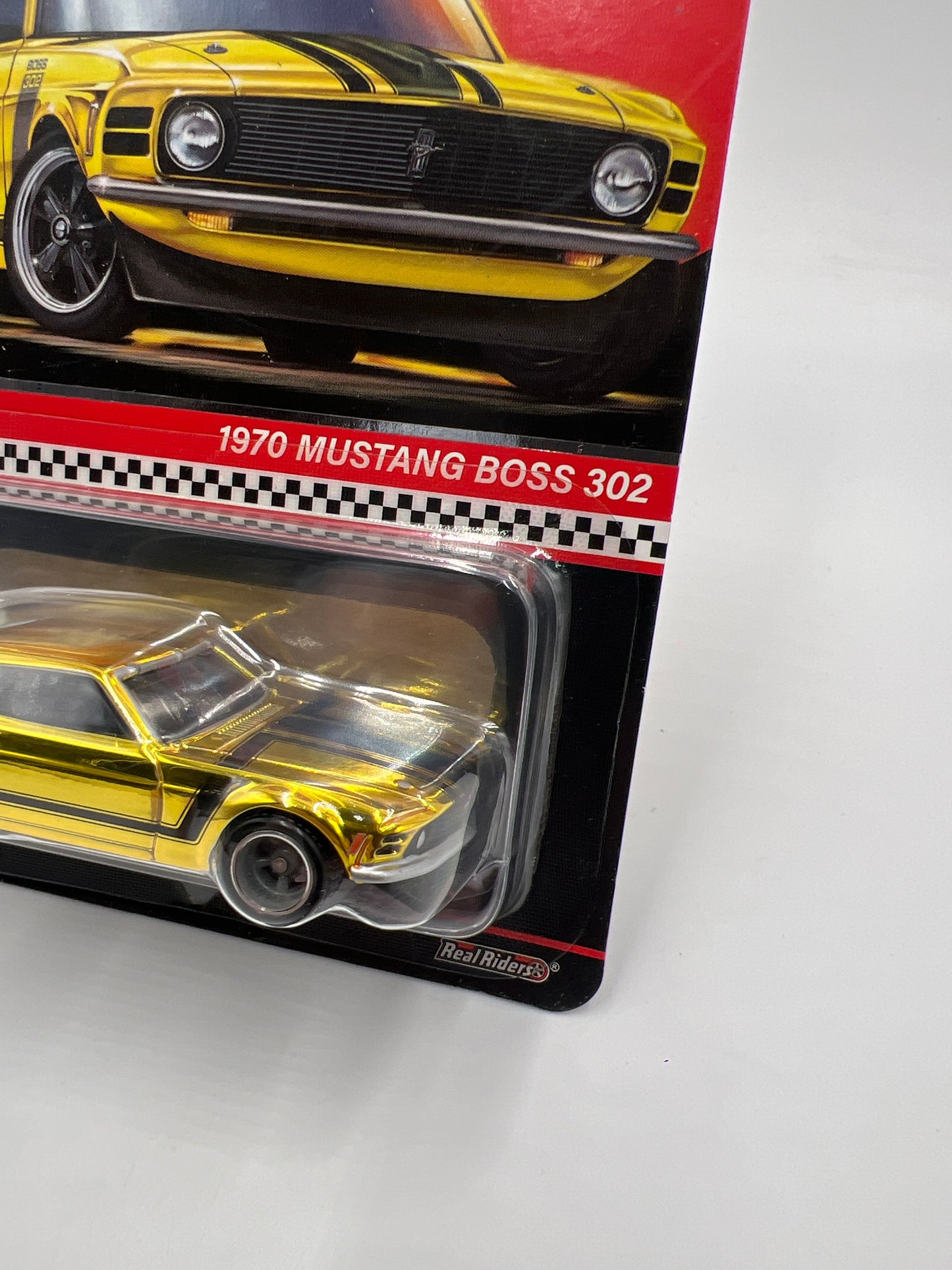 2024 Hot Wheels RLC 1970 Ford Mustang Boss 302 Gold W/Protector