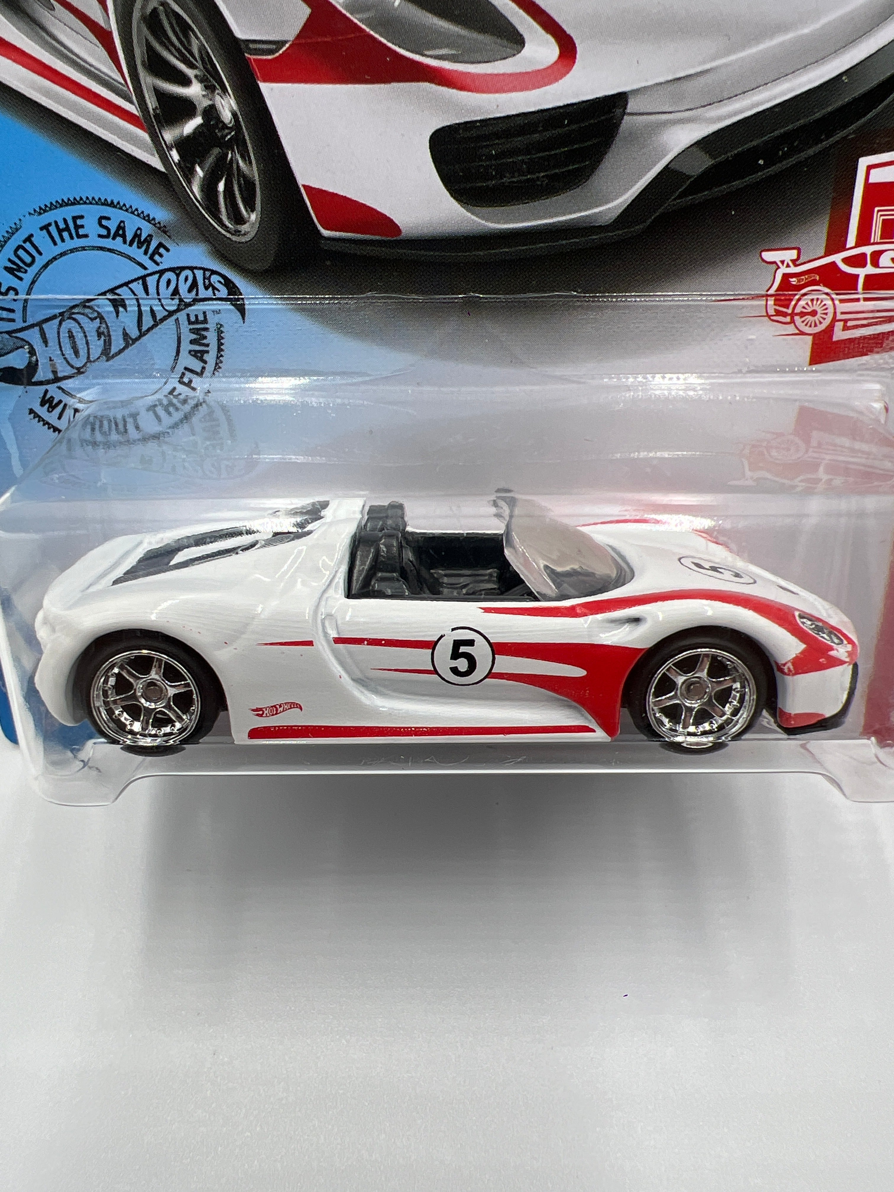Hot Wheels Red Edition Porsche 918 Spyder White Wheel Swap Custom