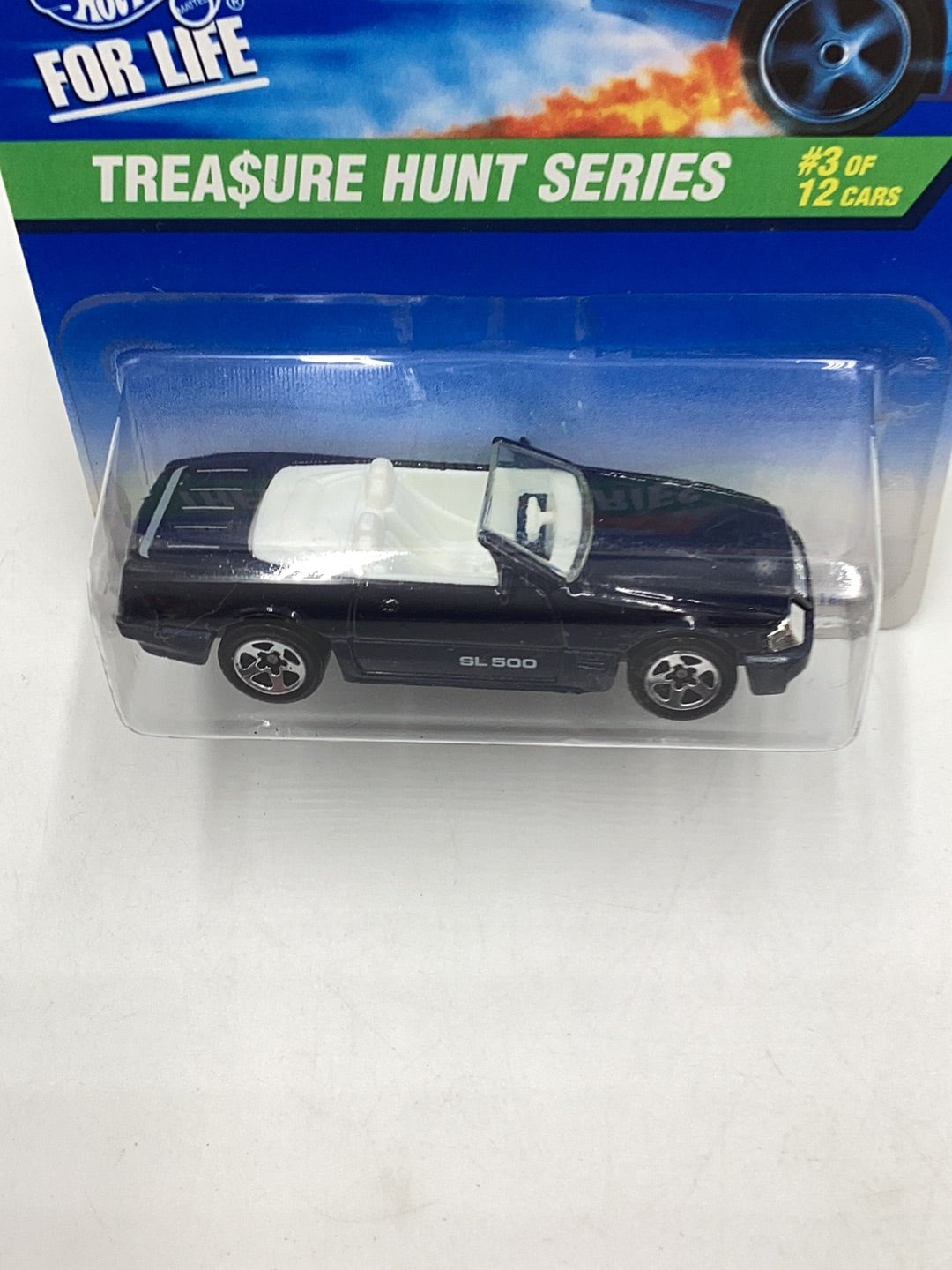 1997 Hot Wheels Treasure Hunt #580 Mercedes 500 SL #3 of 12 with protector