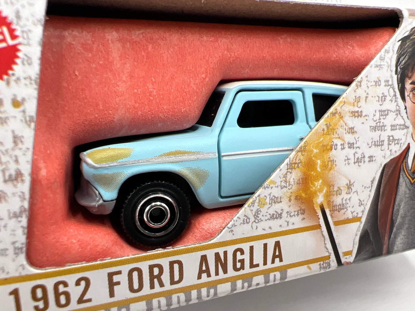 2025 Matchbox Moving Parts #13 1962 Ford Anglia Light Blue Harry Potter 163E