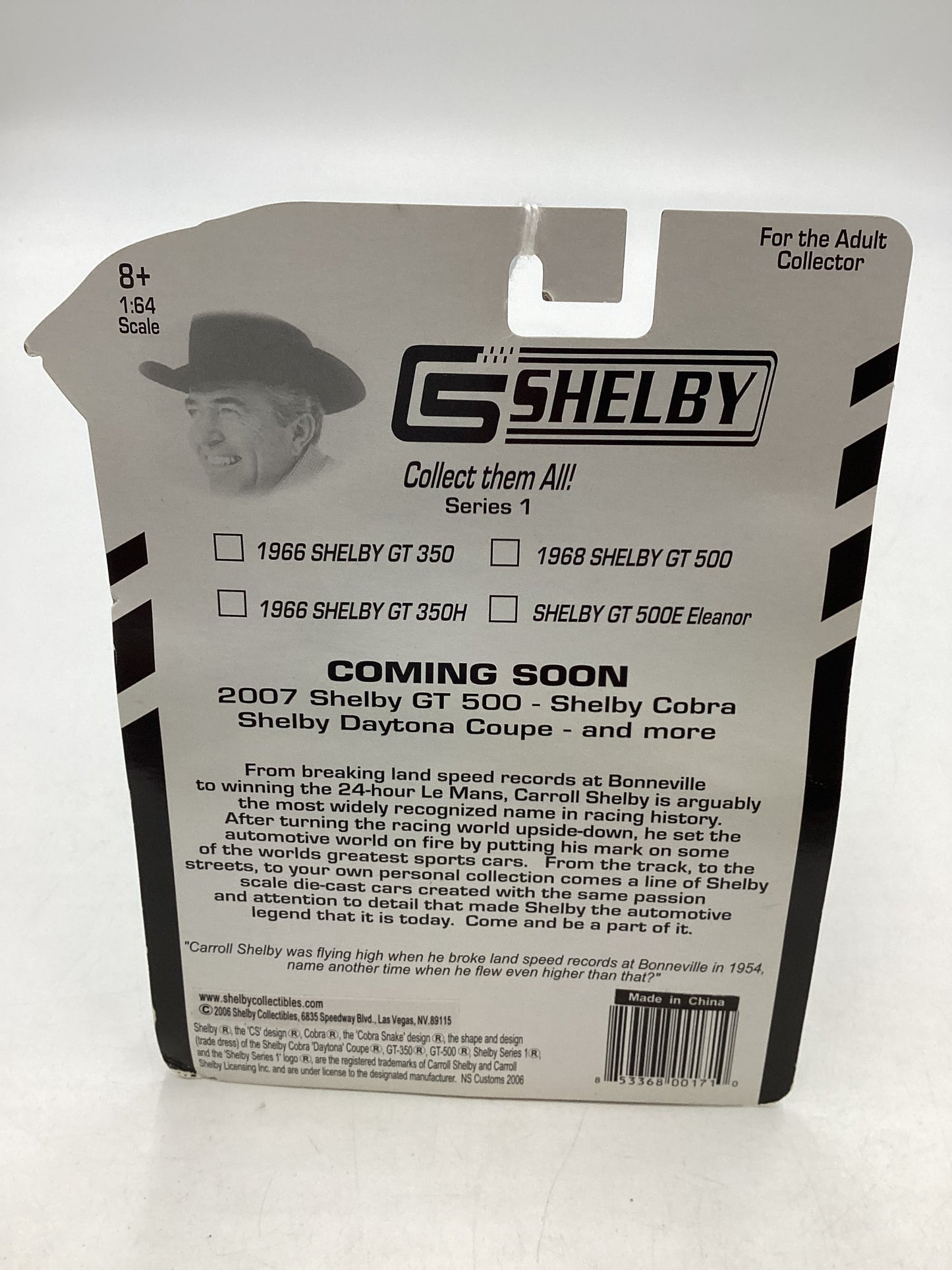 2006 Shelby Collectibles vein Shelby GT 500E Eleanor Silver