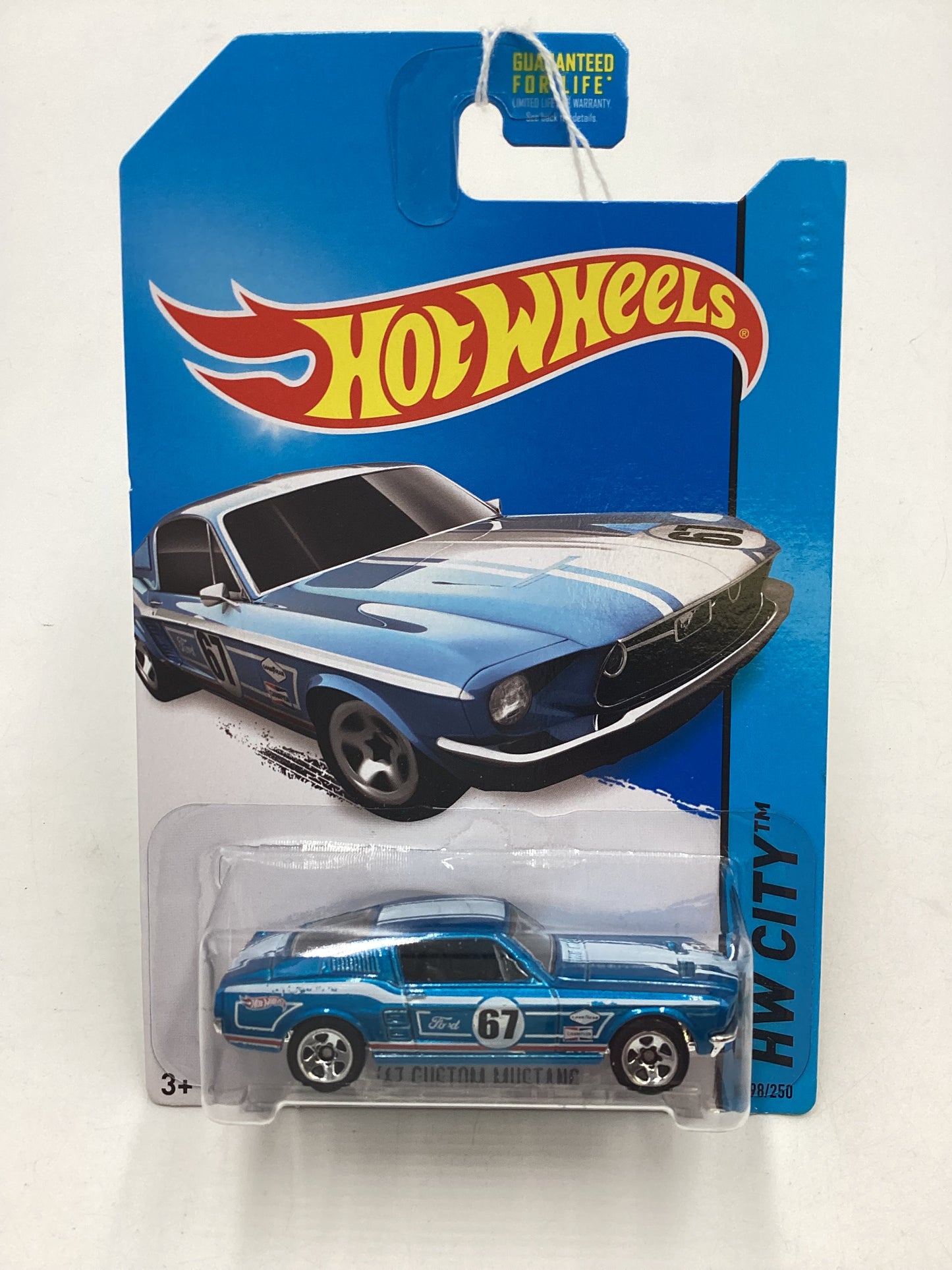 2014 HW City #98 67 Custom Mustang Blue 31C