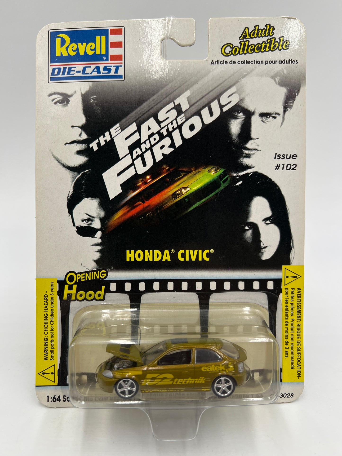 2002 Revell The Fast And The Furious #102 Honda Civic