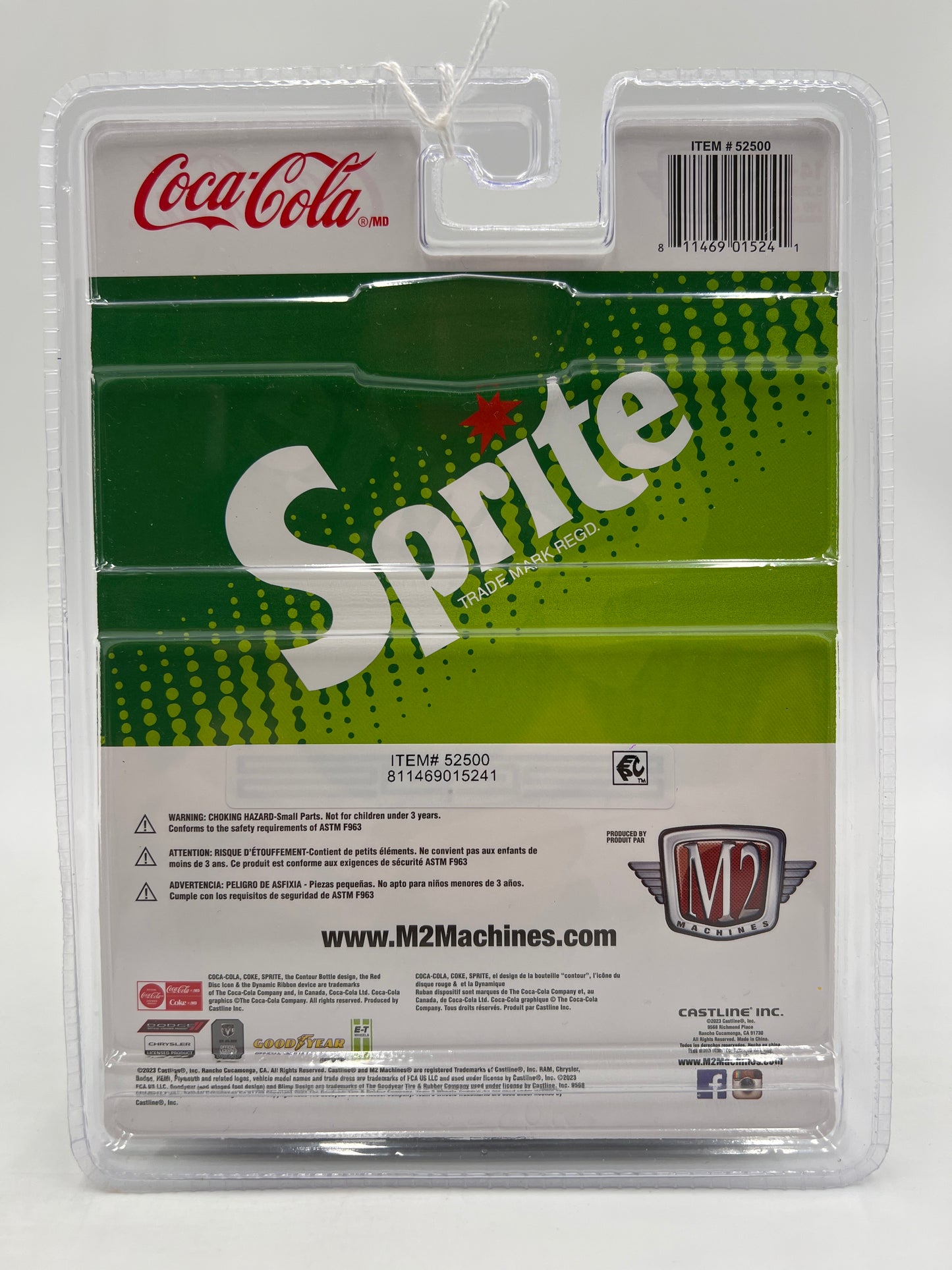 M2 Machines Coca Cola Sprite CHASE 1971 Dodge Challenger Funny Car Green/White A30