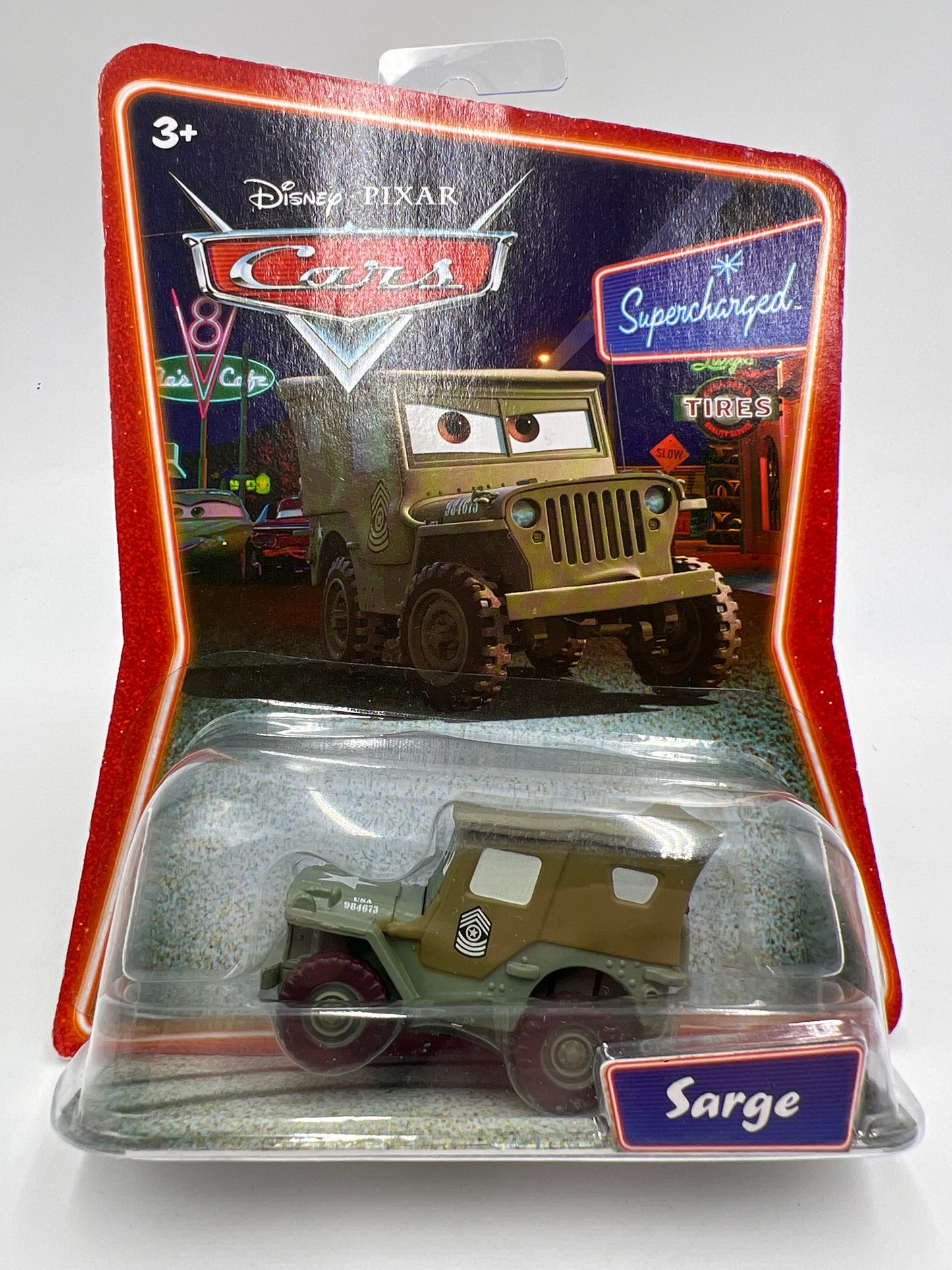 Disney Pixar Cars Supercharged Sarge 139E