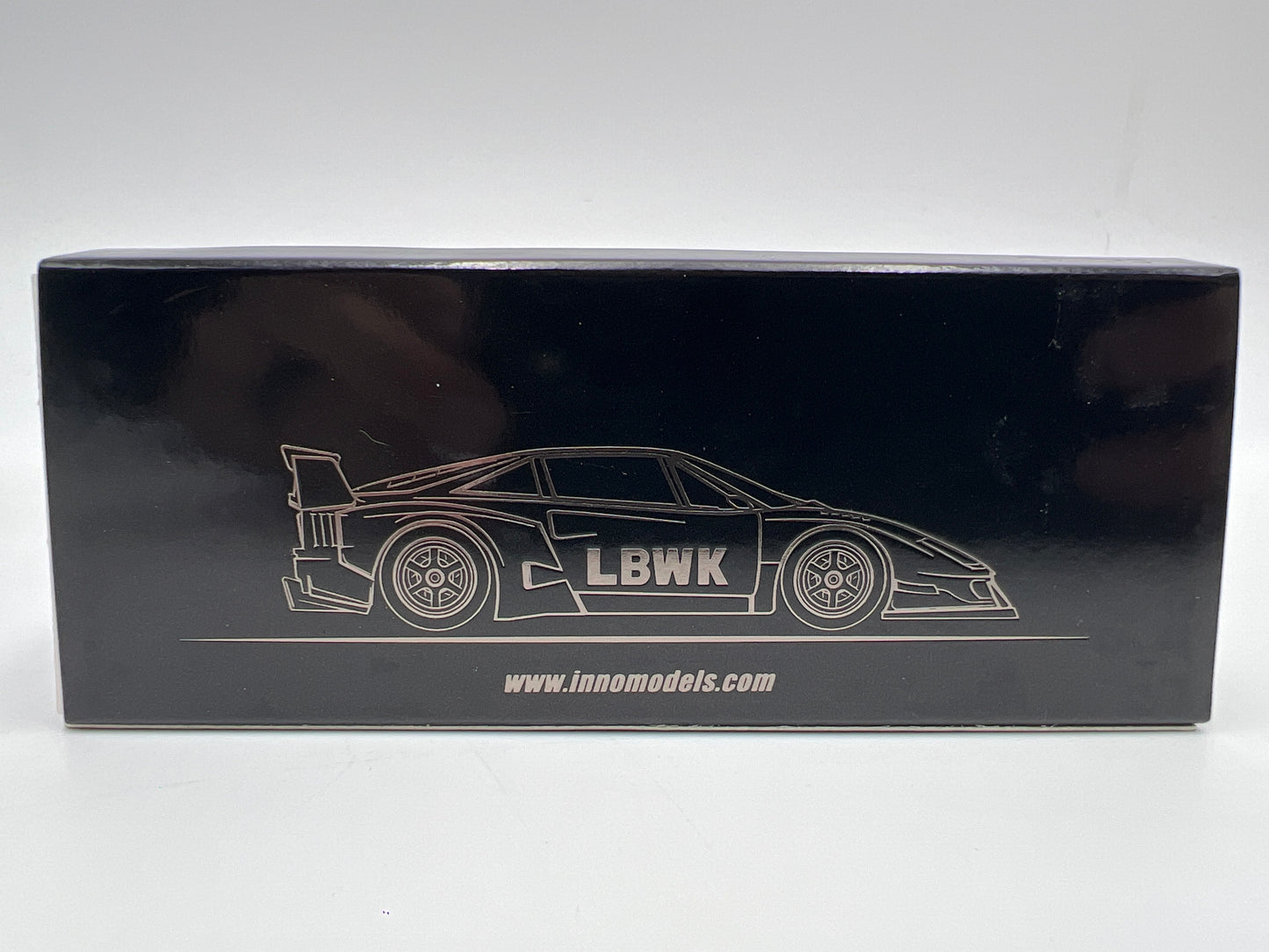 Inno64 Models 1/64 Scale Liberty Walk Ferrari F40 Chrome Black