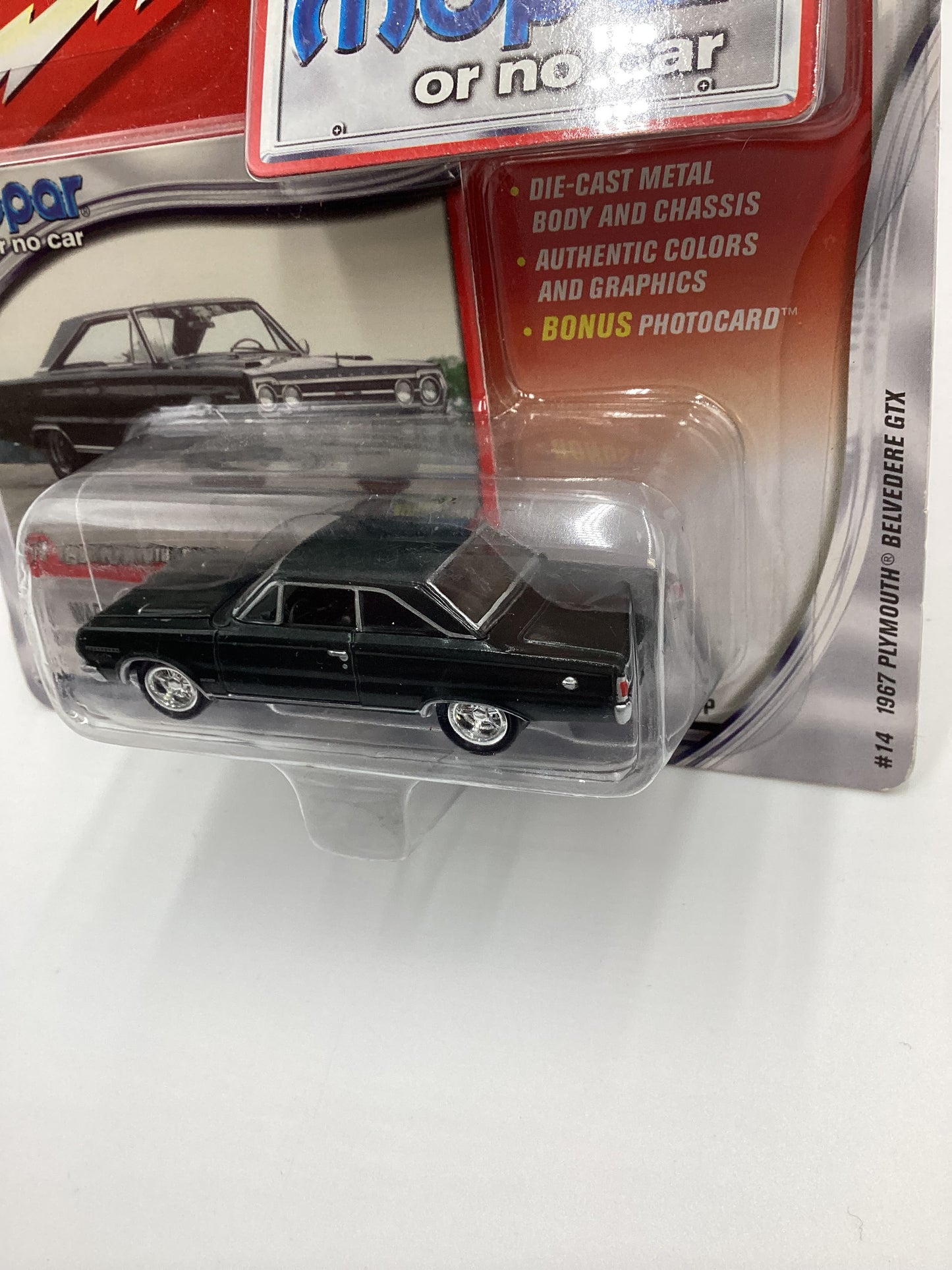 Johnny Lightning Mopar or No Car 1967 Plymouth Belvedere GTX White Lightning CHASE