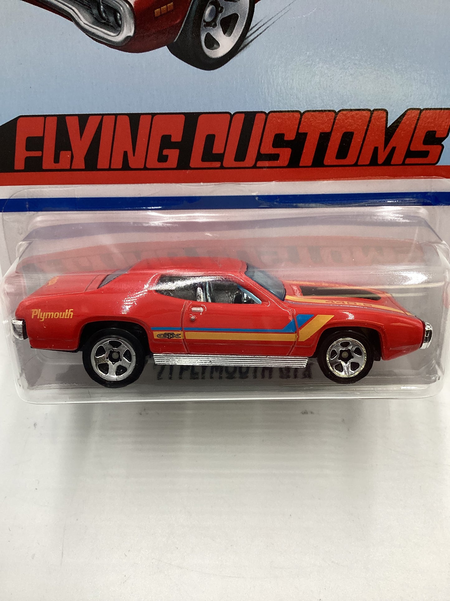 Hot Wheels Target Exclusive Flying Customs 71 Plymouth GTX Red 157C
