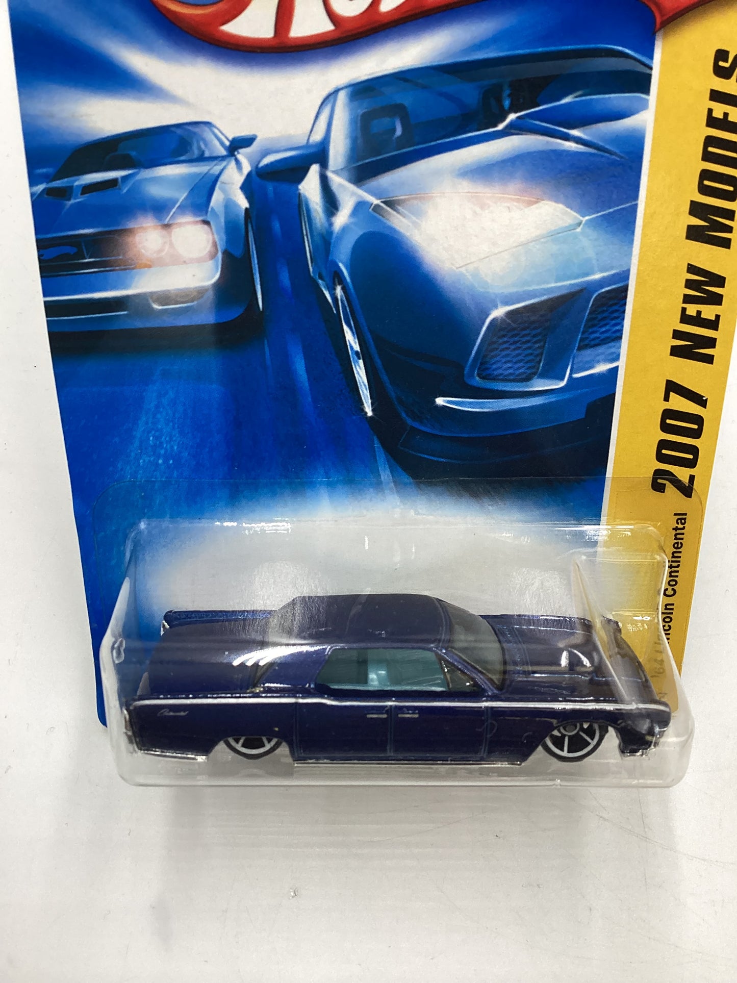 2007 Hot Wheels New Models #22 64 Lincoln Continental Dark Blue 47F