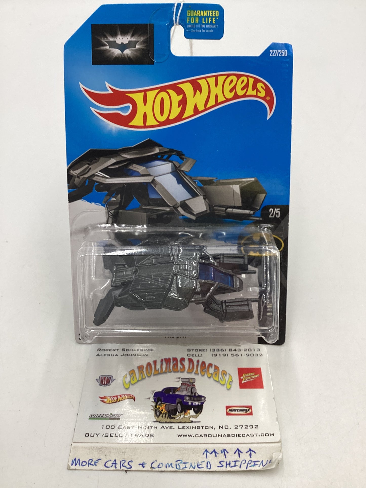 2015 Hot wheels #227 The Bat 122B