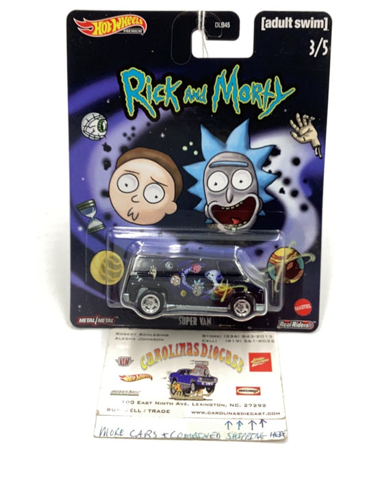 Hot wheels pop culture Rick and Morty 3/5 Super Van 272H