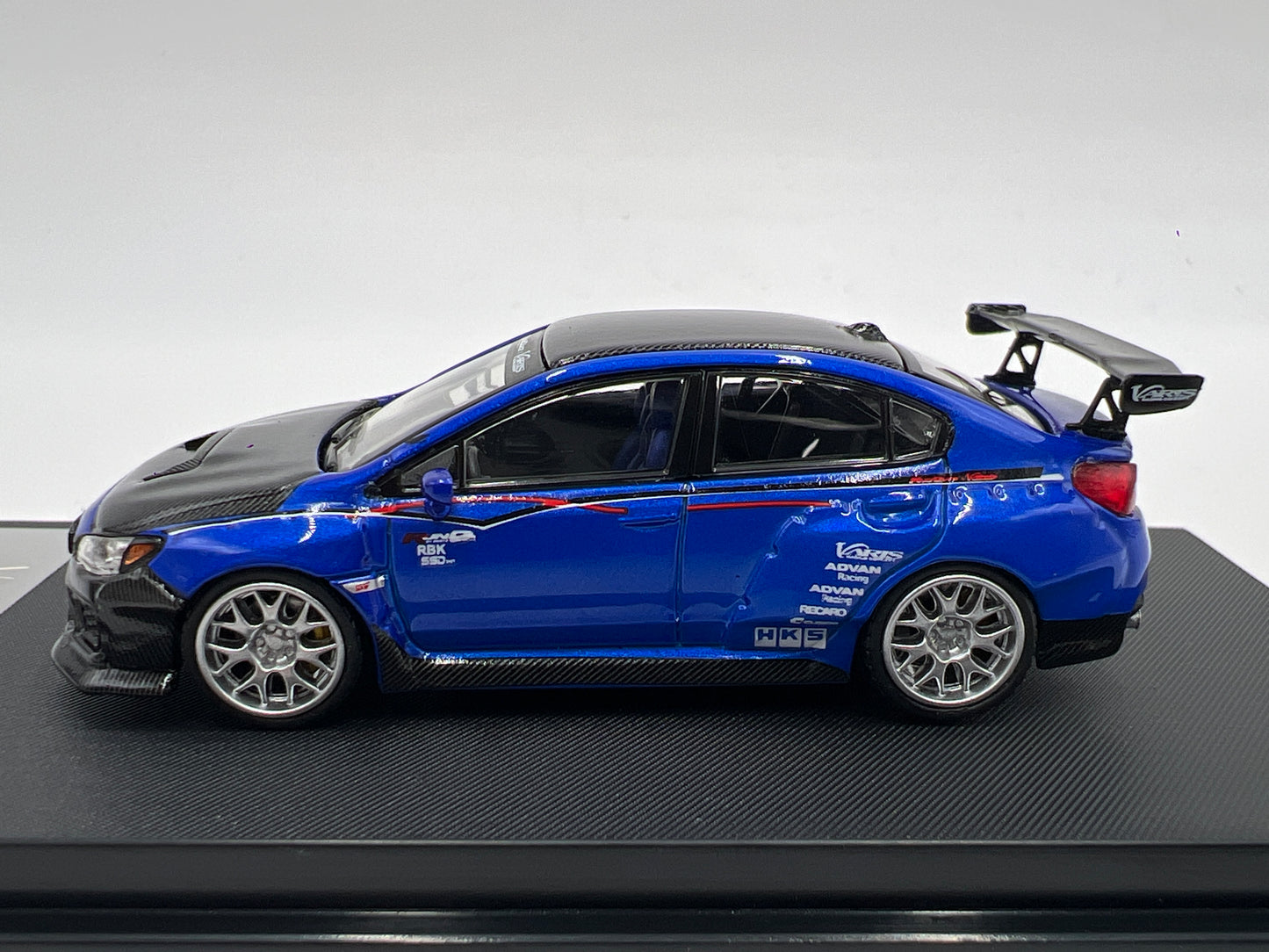 Aurora Model 1/64 #139/499 Subaru WRX STI Blue
