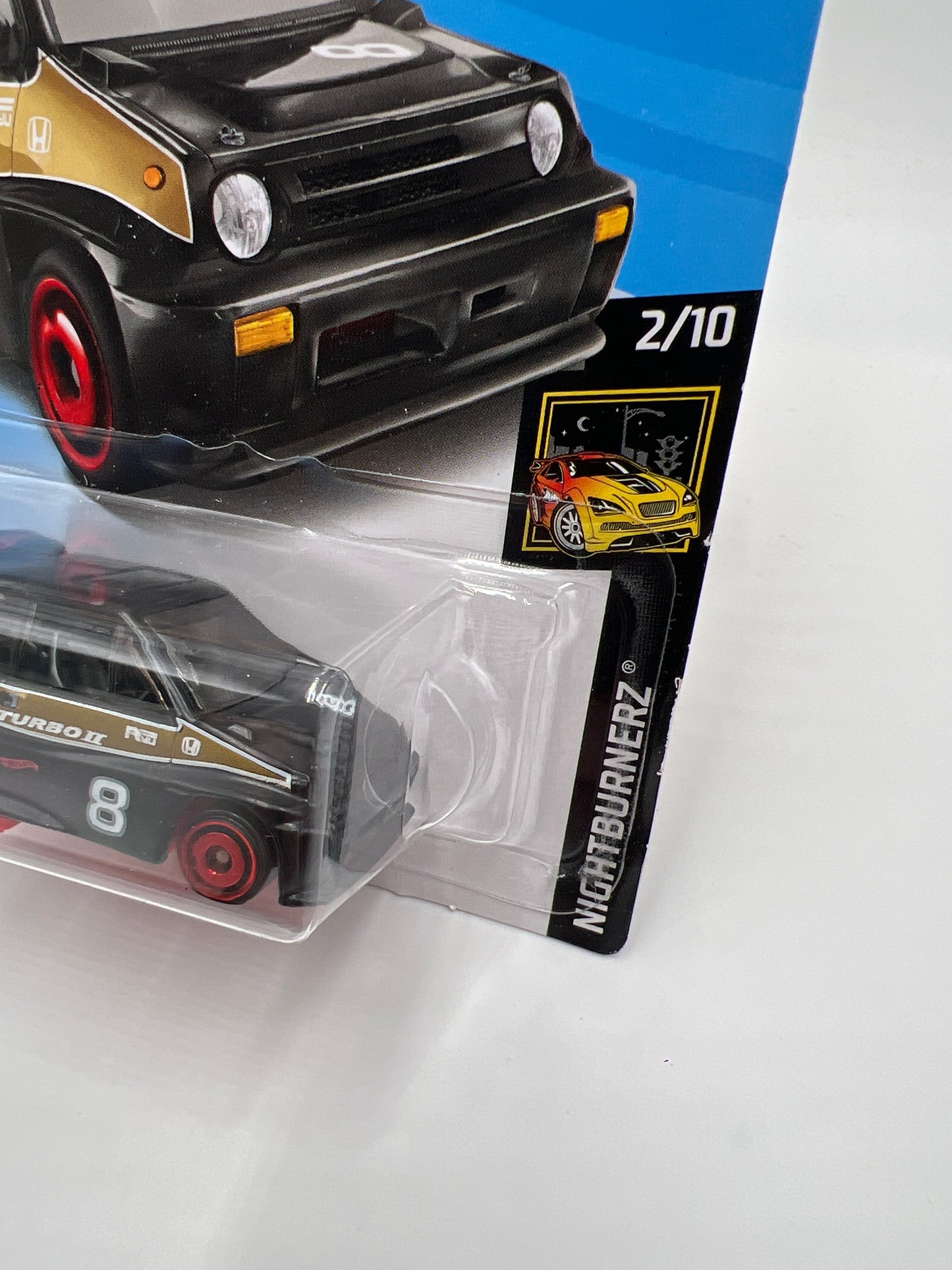 2019 Hot Wheels Nightburnerz #81 85 Honda City Turbo II Black 76C