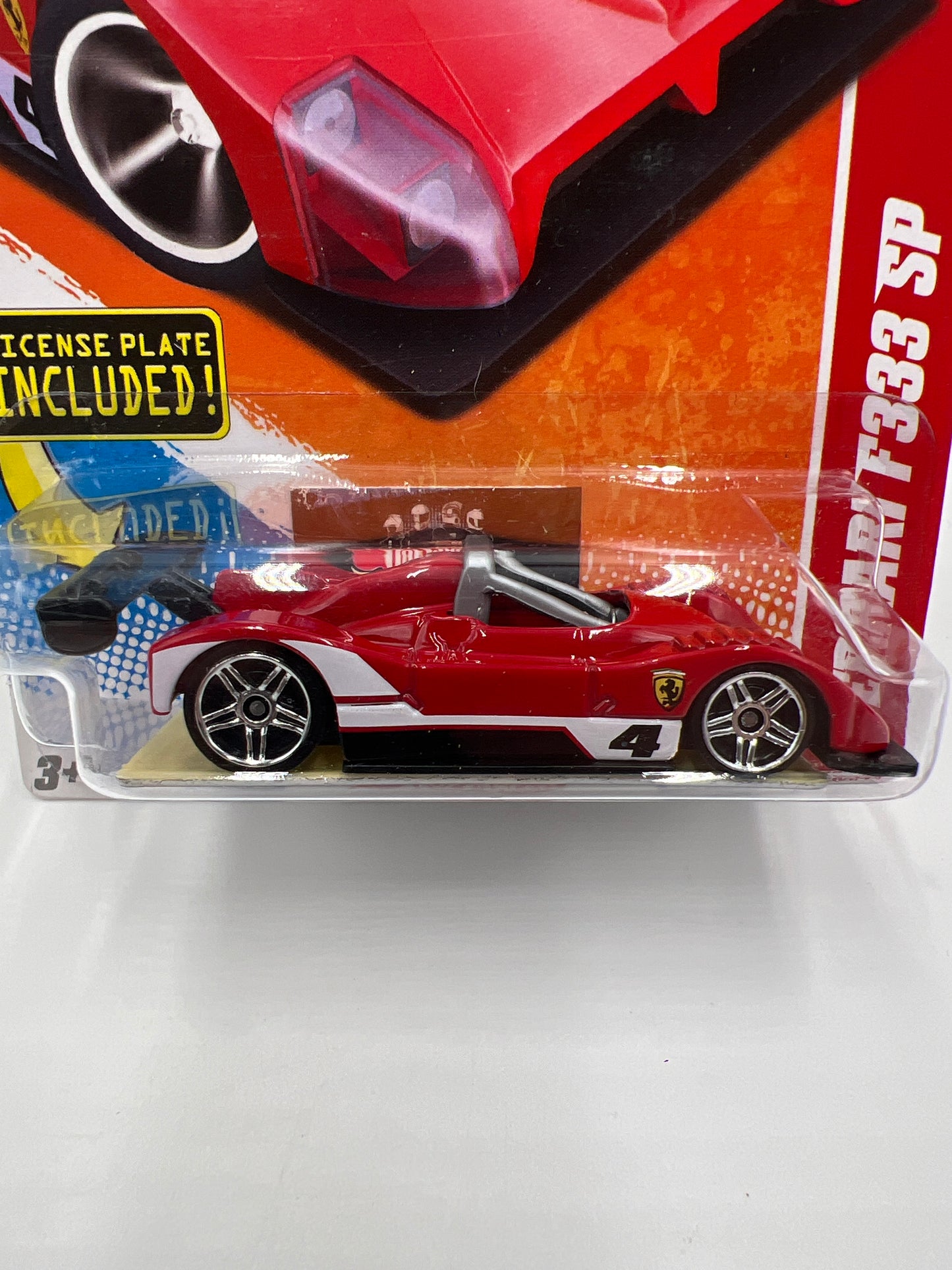 2011 Hot Wheels Thrill Racers Raceway #220 Ferrari F333 SP Red W/License Plate SR