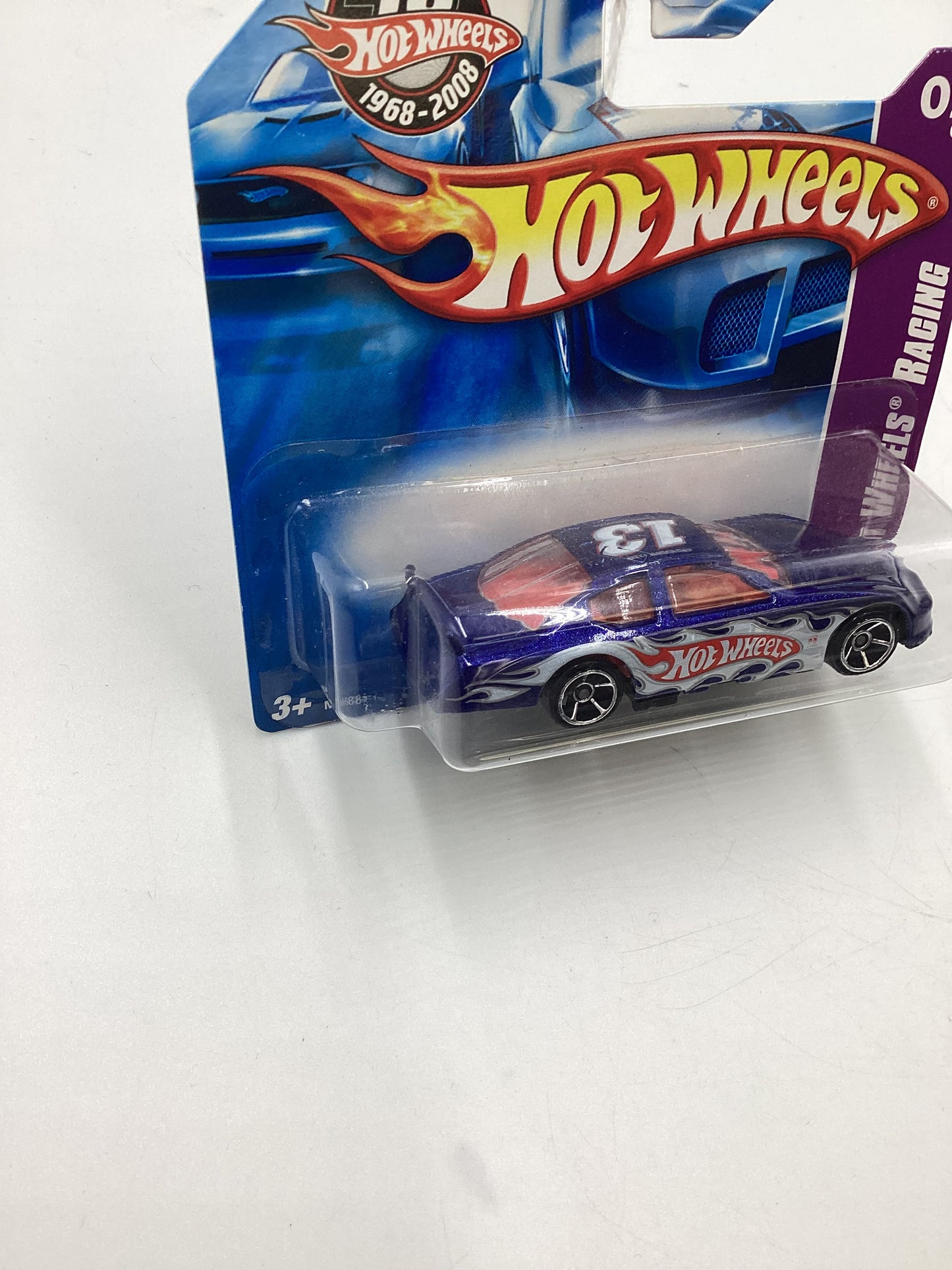 2008 Hot Wheels HW Team: Hot Wheels Racing #146 Dodge Charger Stock Car Blue Short Card 45D