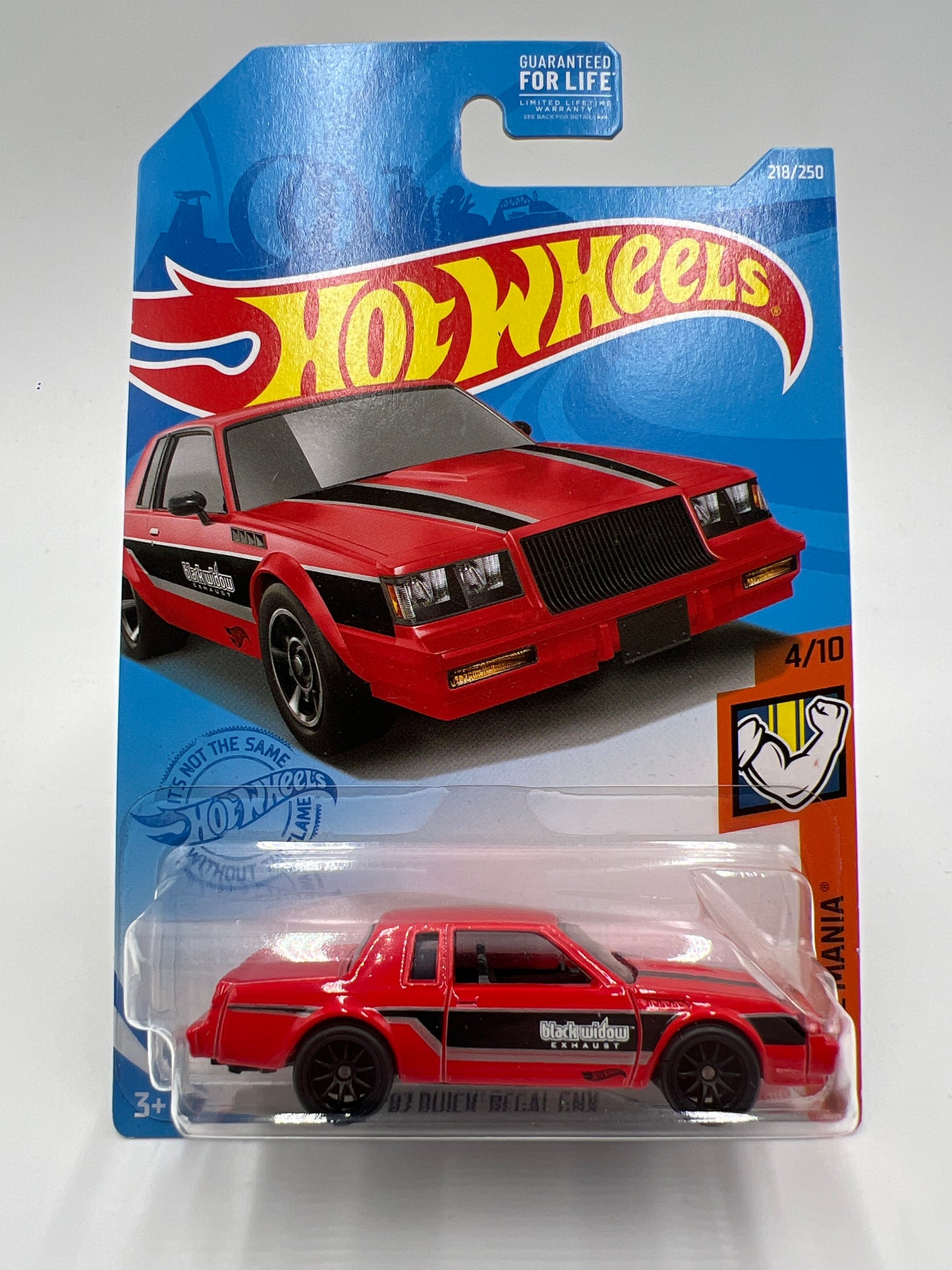 Hot Wheels 87 Buick Regal GNX Red Wheel Swap Custom On Card W/Protector SR