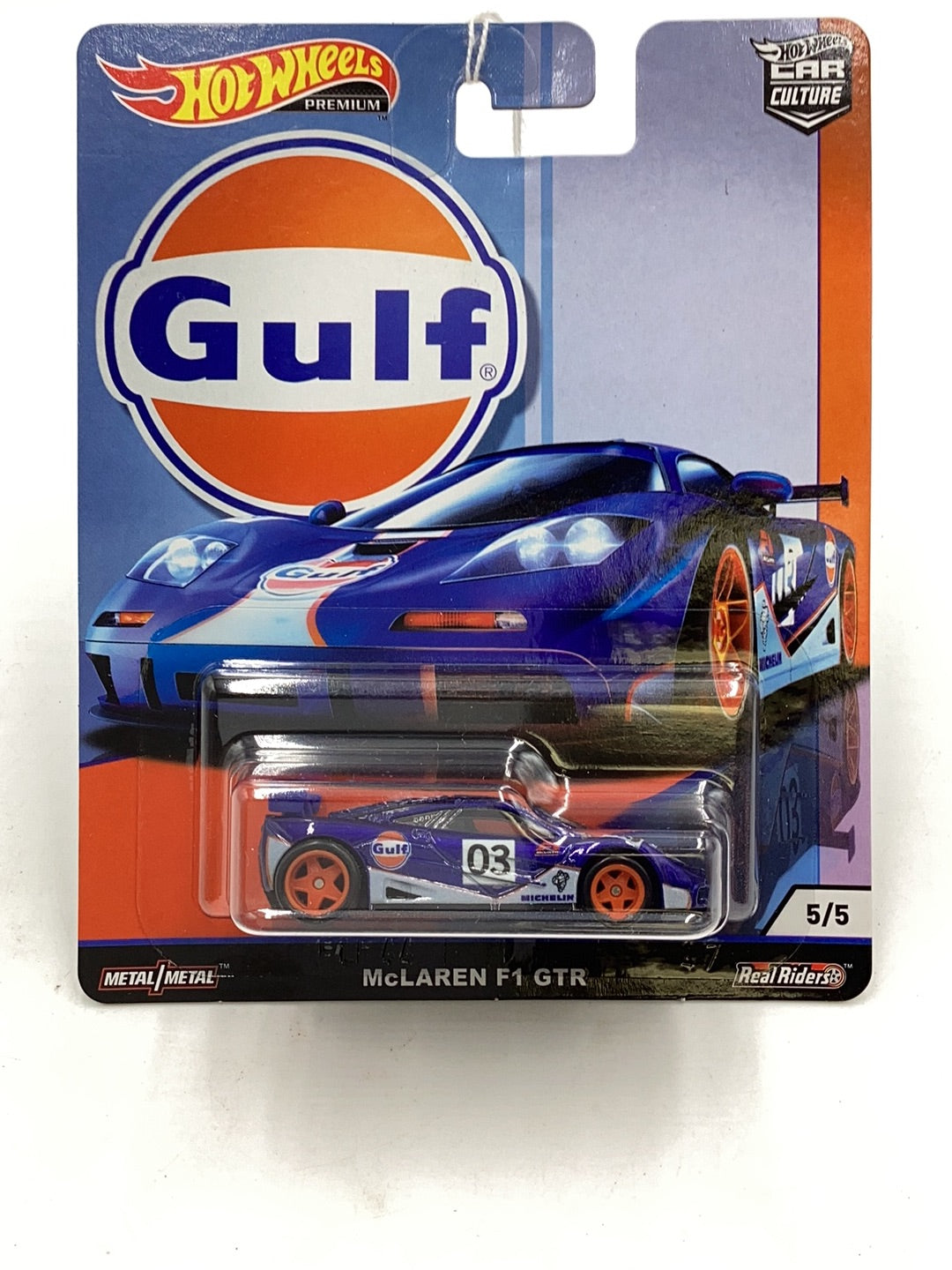 HOT WHEELS GULF McLaren F1 GTR 5/5 245A
