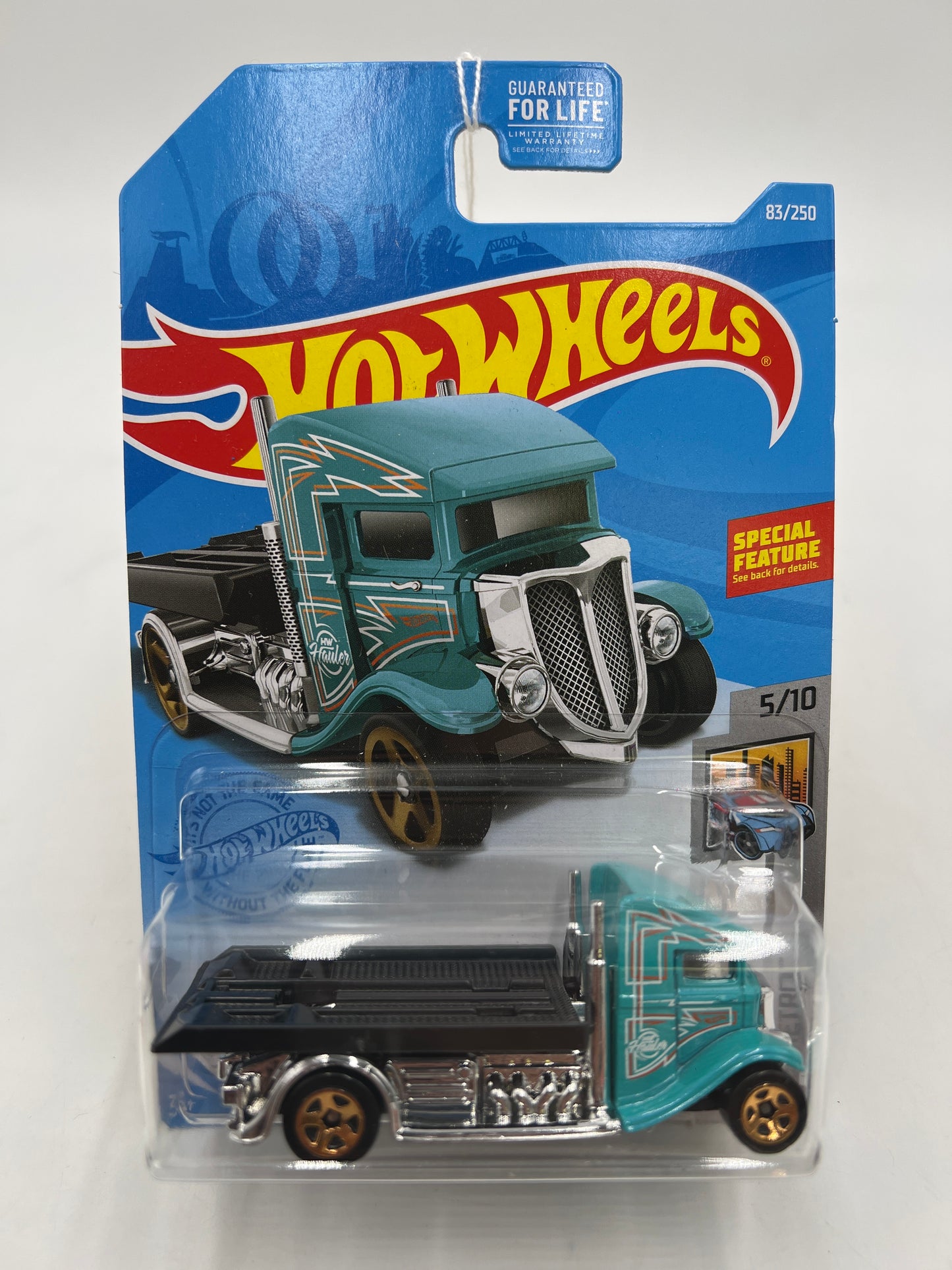 2021 Hot Wheels Metro #83 Fast-Bed Hauler Light Blue 41i