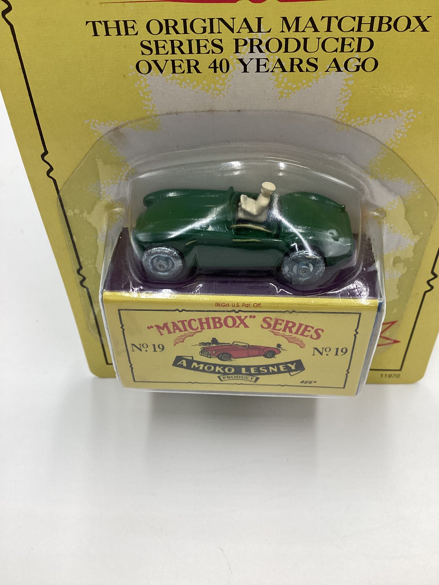 1992 Matchbox Originals No. 19 1956 MG TD Green (SR)