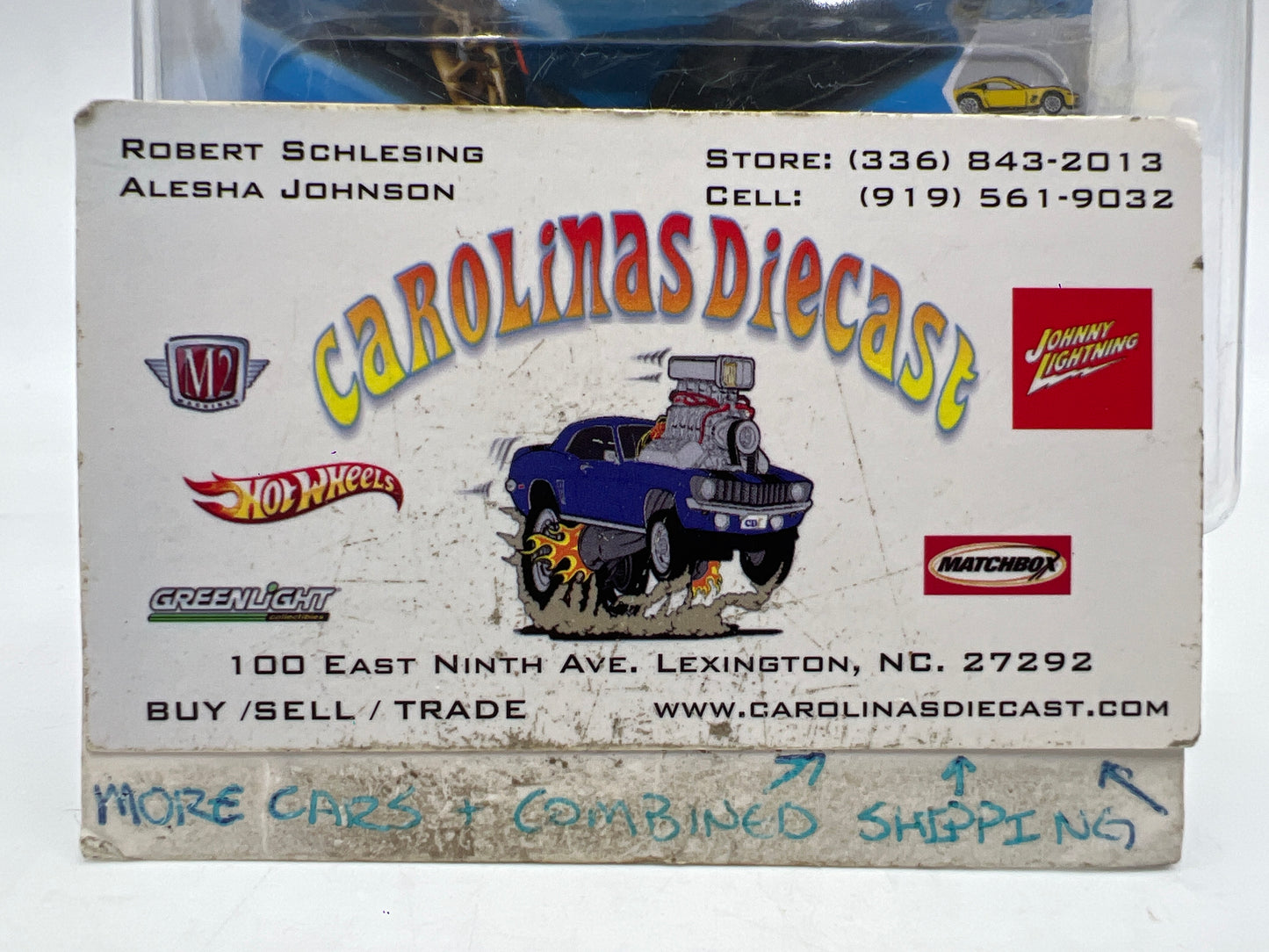 2026 Hot Wheels Super Treasure Hunt #43 Ford Mustang GTD Blue W/Protector Cracked Blister