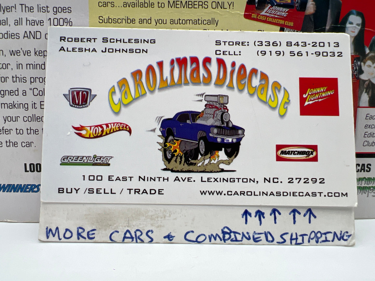 Johnny Lightning White Lightning Chase Hot Rods #71 Beastmobile 87 Monte Carlo White