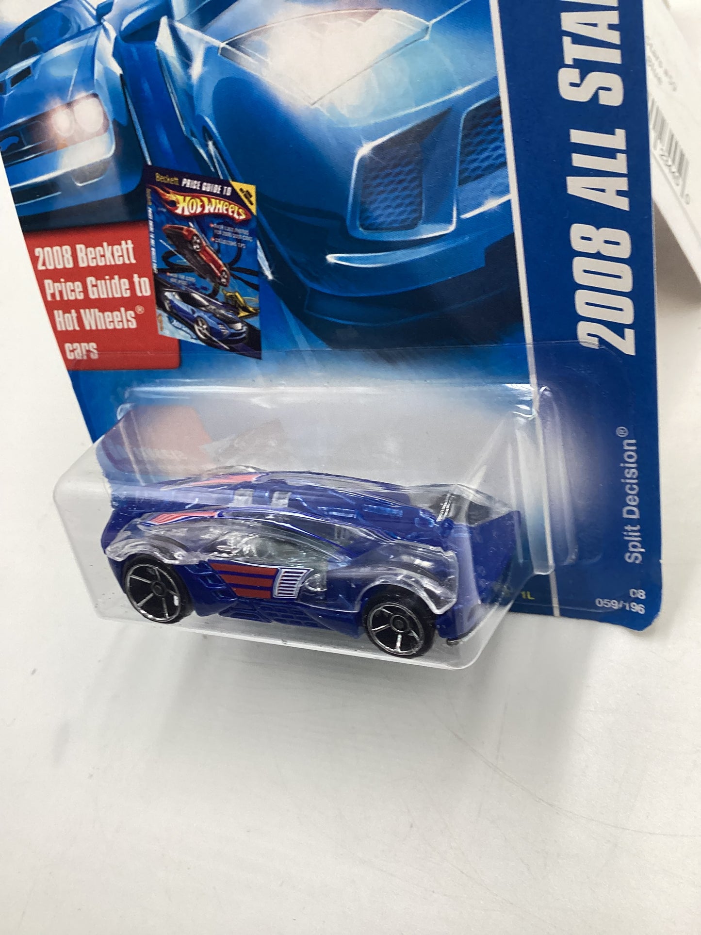 Hot Wheels Stars #59 Split Decision Blue