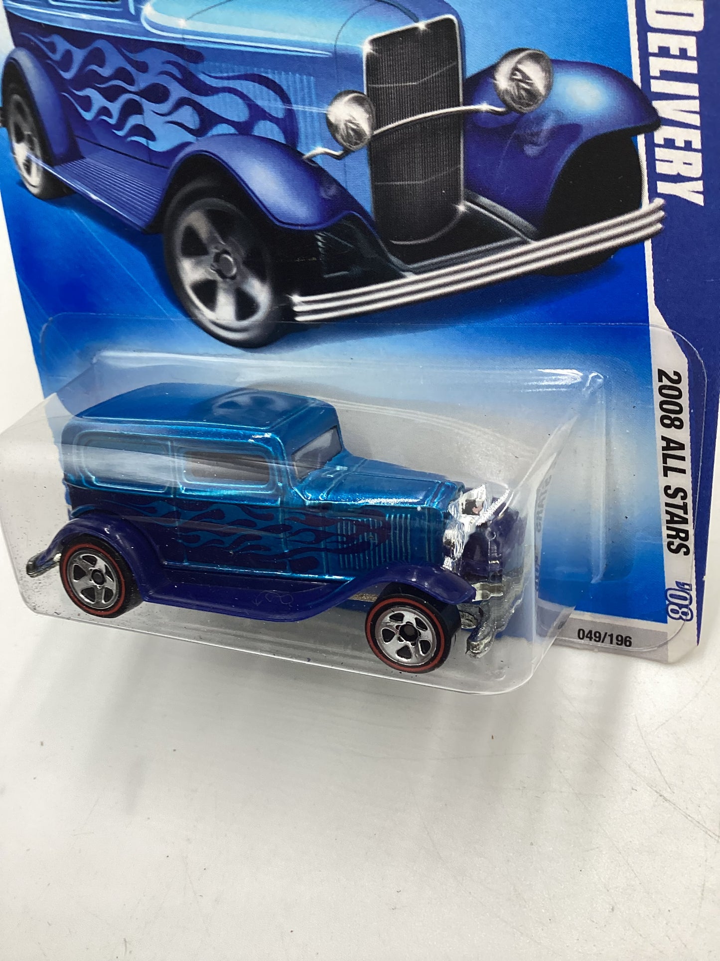 2008 Hot Wheels All Stars #49 32 Ford Delivery Blue 31D