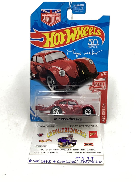 2018 Hot wheels red edition #1 Volkswagen Kafer Racer 150D