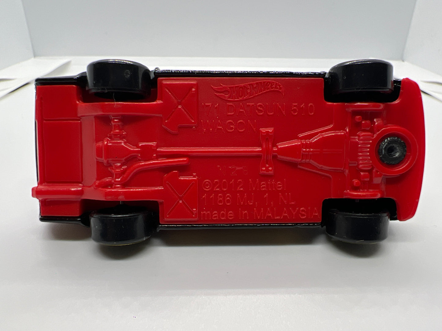 Hot Wheels 1/64 Mainline 71 Datsun 510 Wagon Momo Black Loose
