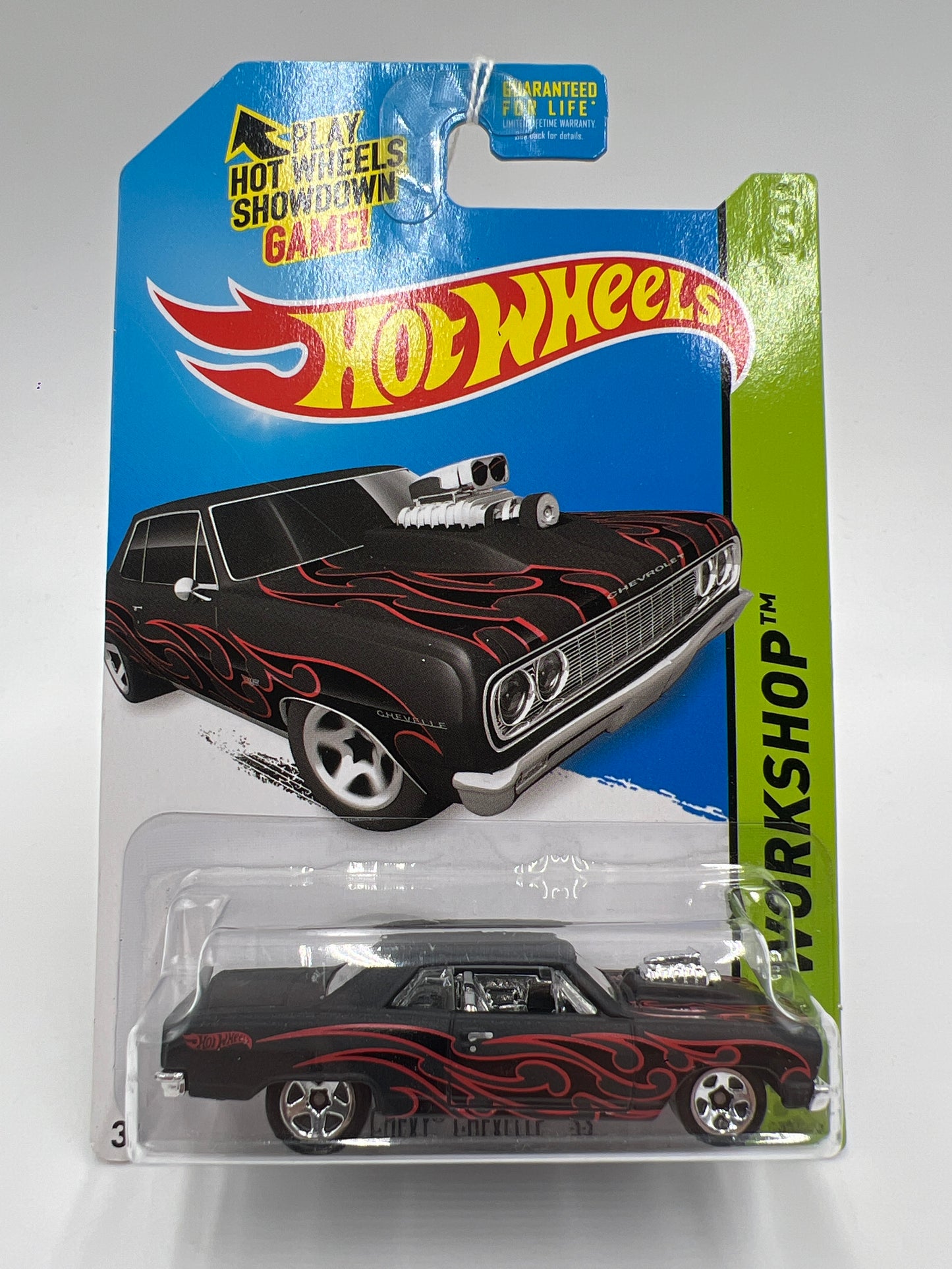 2014 Hot Wheels Workshop #233 64 Chevy Chevelle SS Matte Black 7F
