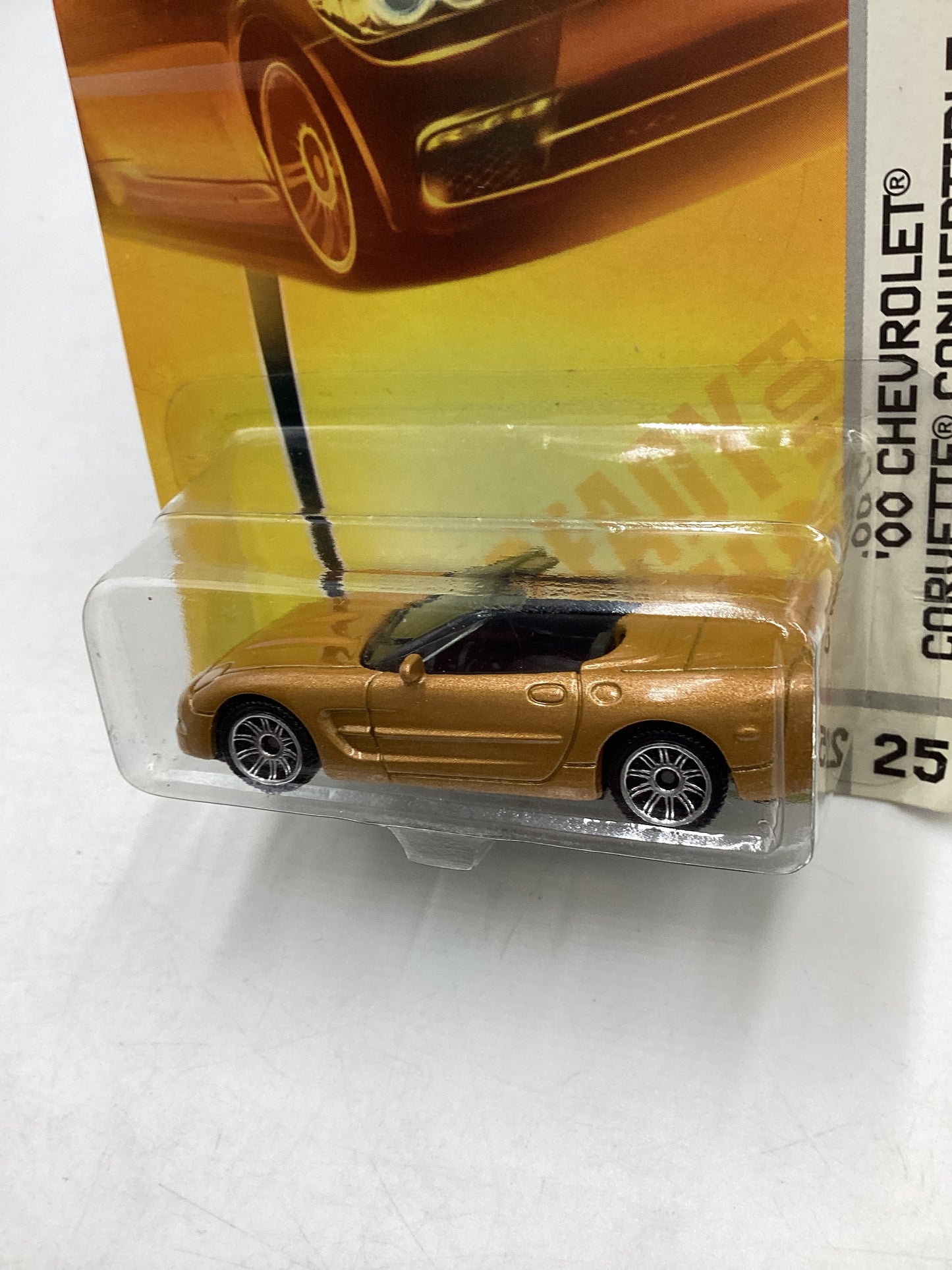 Matchbox #25 00 Chevrolet Corvette Convertible Brown 206D