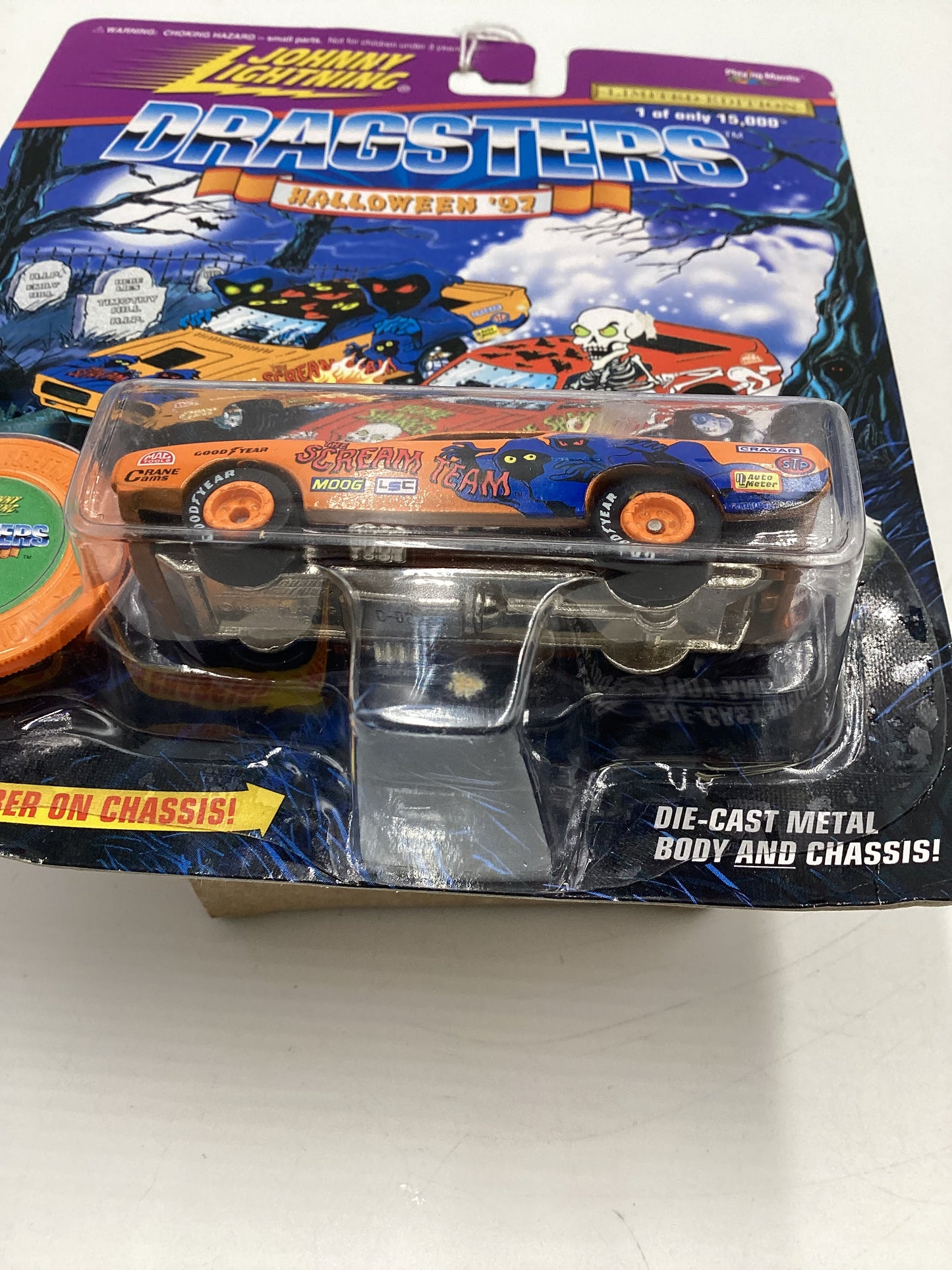 Johnny Lightning Dragsters Halloween 97 Scream Team Orange #8769/15000 186C