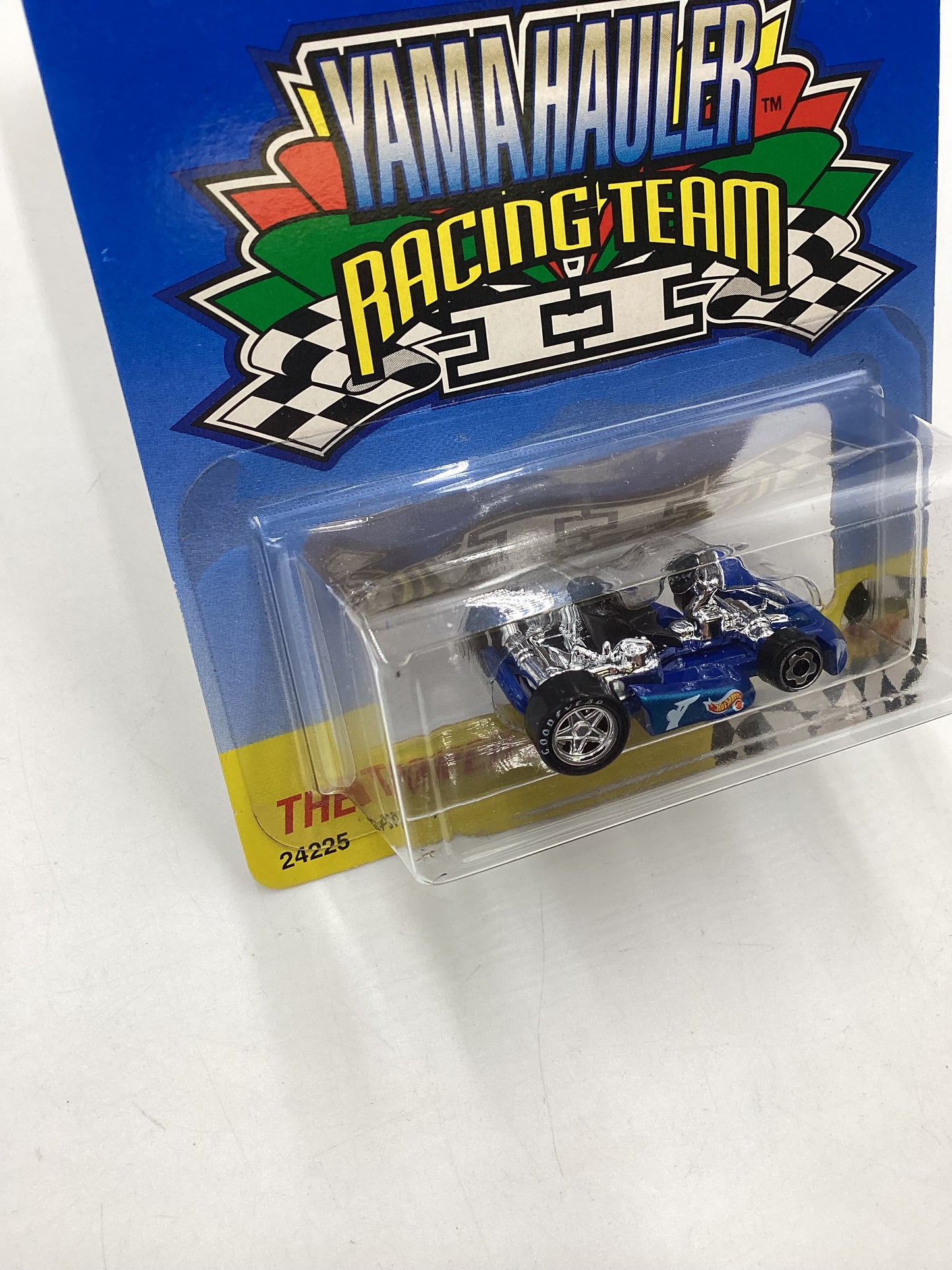 Hot Wheels Yama Hauler Go Kart Blue Silver Rims with protector