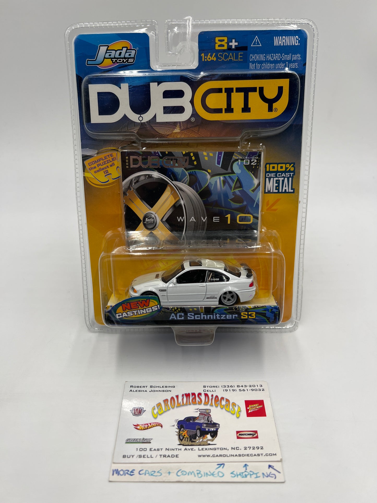 Jada Toys Dub City Special Edition Wave 10 #102 AC Schnitzer S3 BMW White