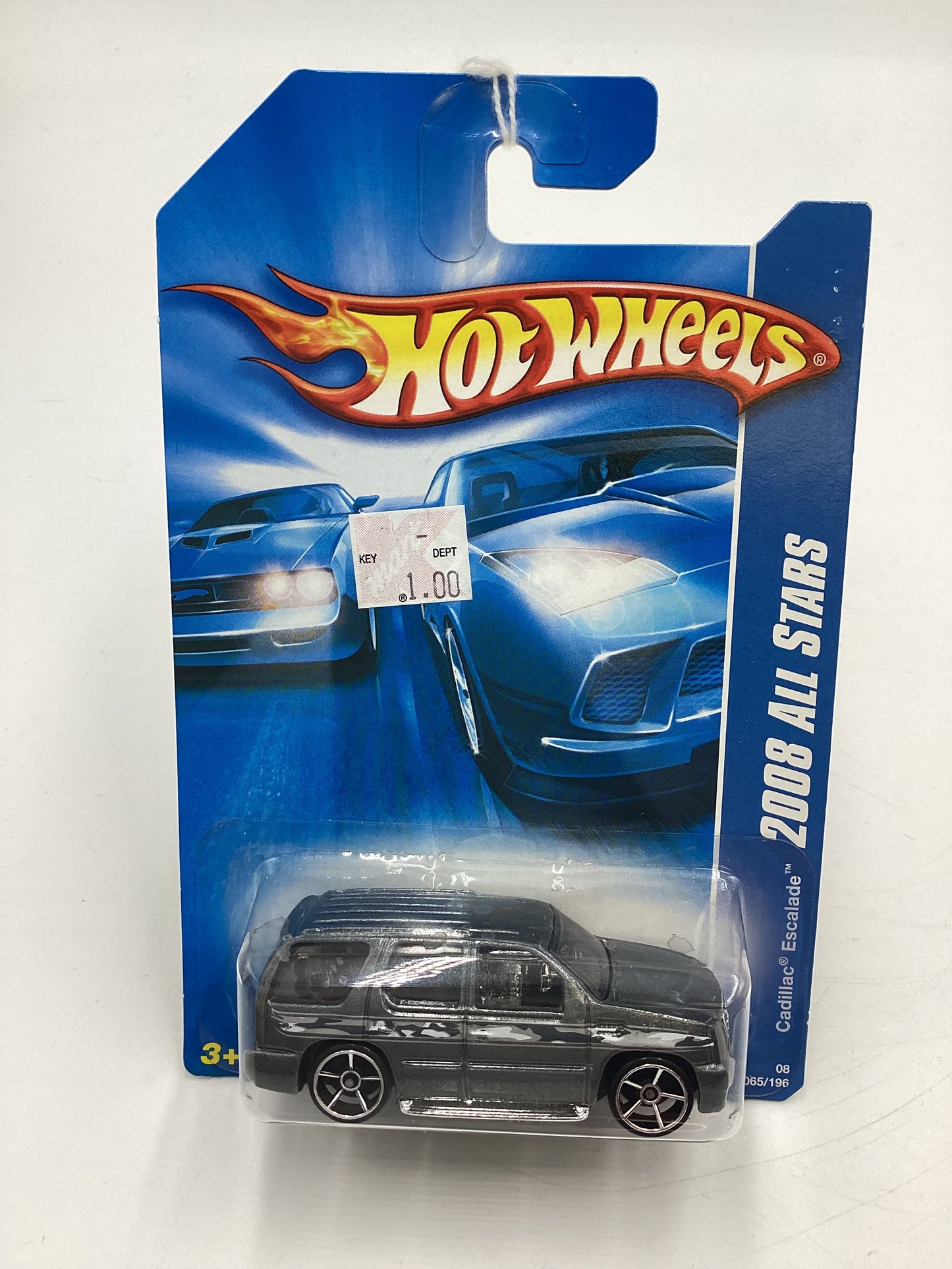 2008 Hot Wheels All Stars #65 Cadillac Escalade Gray (Black Base) 57D