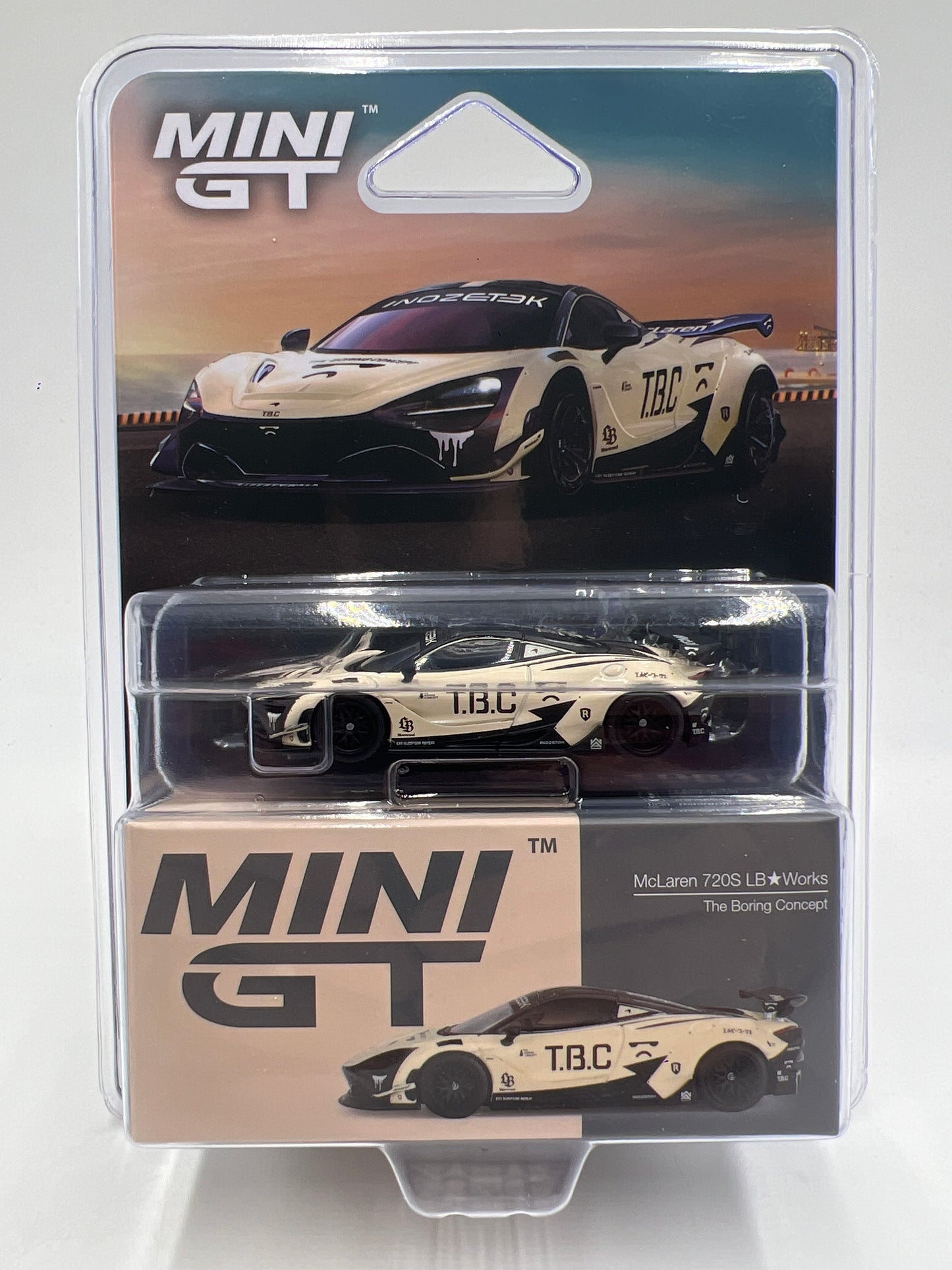 Mini GT #1083 McLaren 720S LB Works The Boring Concept
