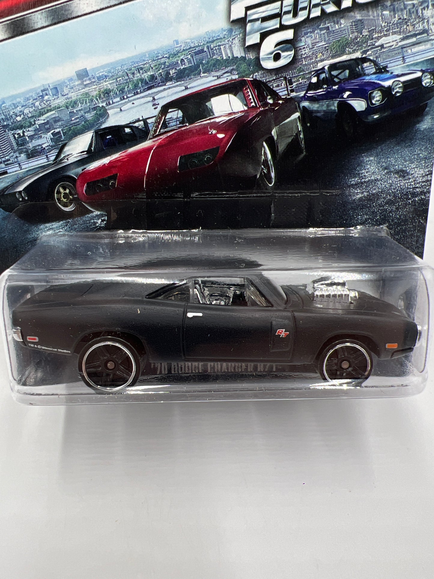 Hot Wheels Fast and Furious #3 70 Dodge Charger R/T Matte Black 69E