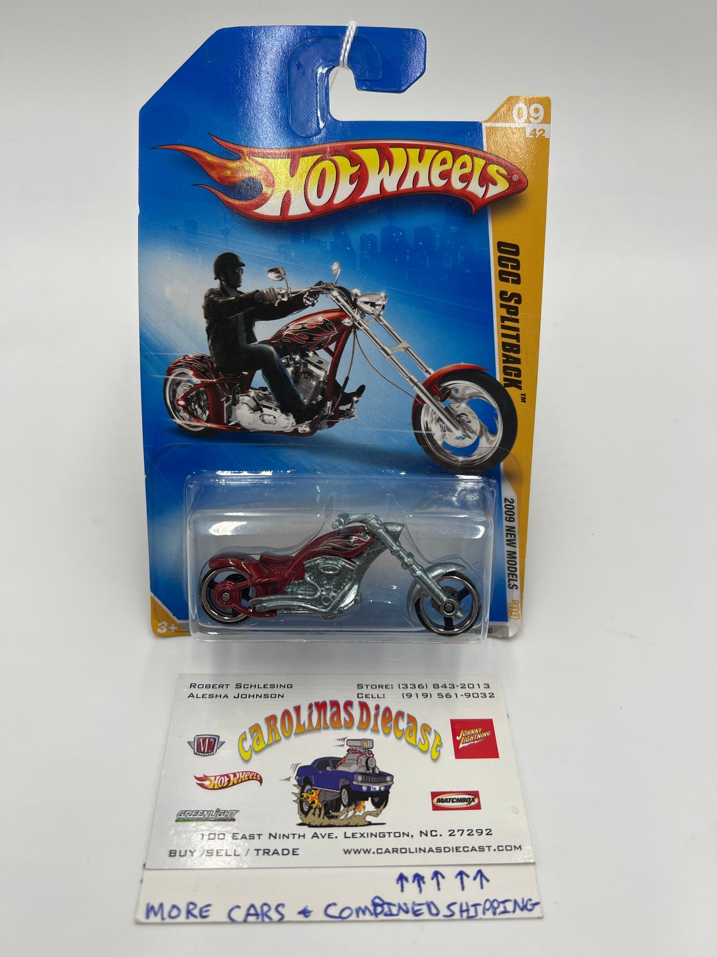 2009 Hot Wheels New Models #9 OCC Splitback Red 50G